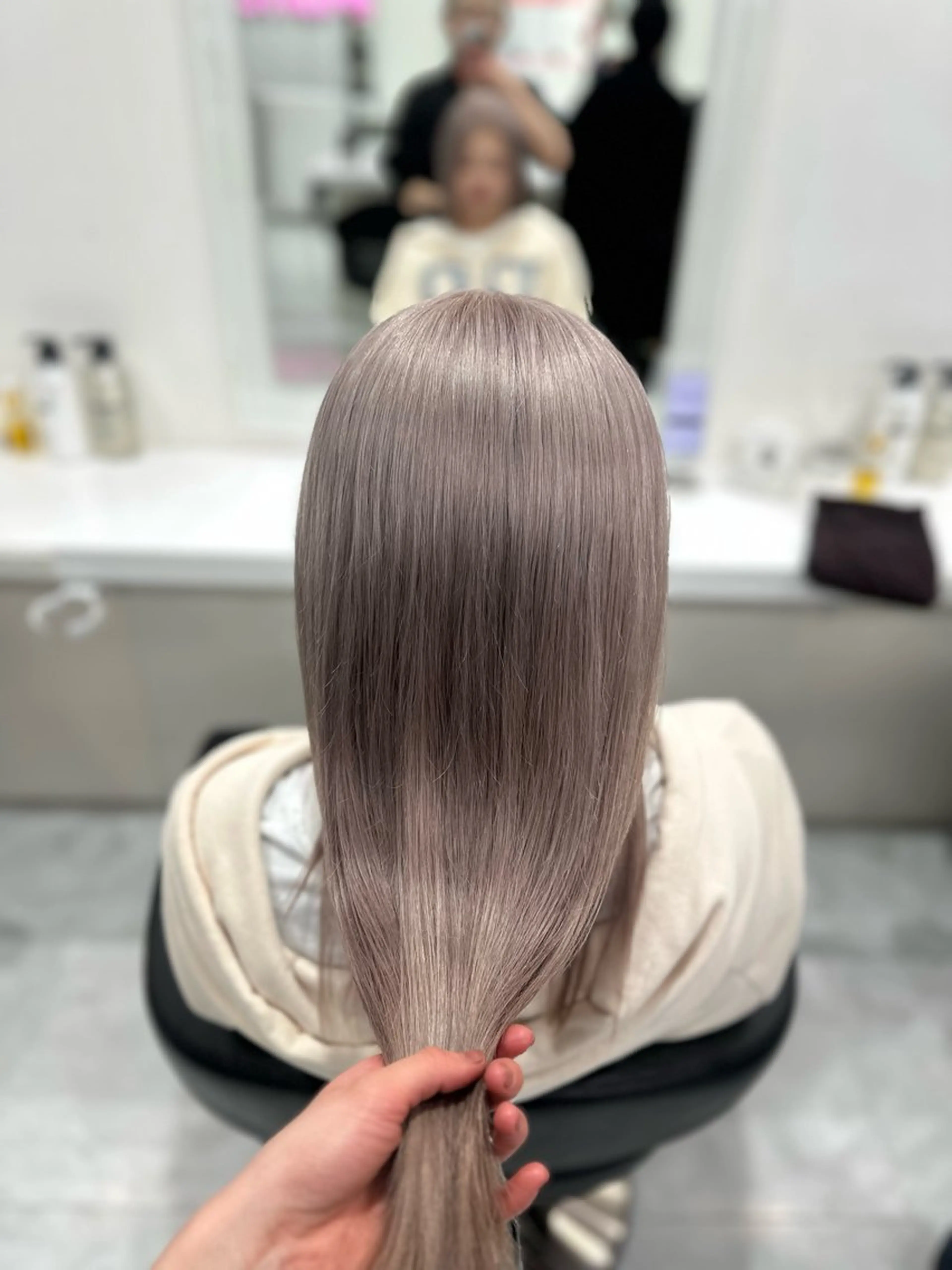 ロング 韓国ガーリー🤍ハイ トーン🤍Ayanaのヘアスタイル