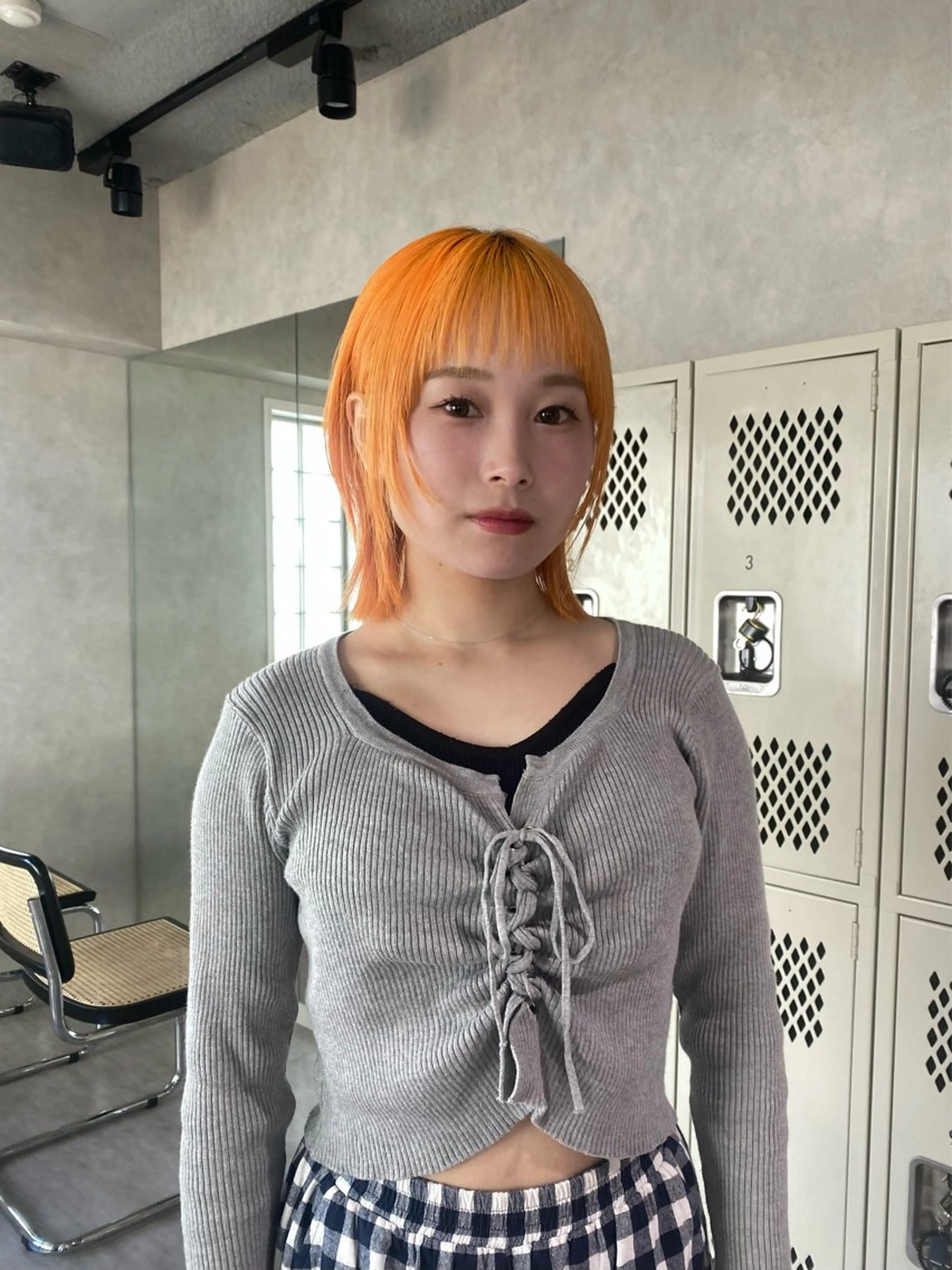 ミディアム カラー カット ヘアカラー トリートメント ダブルカラー ブリーチ/kaitoのヘアスタイル