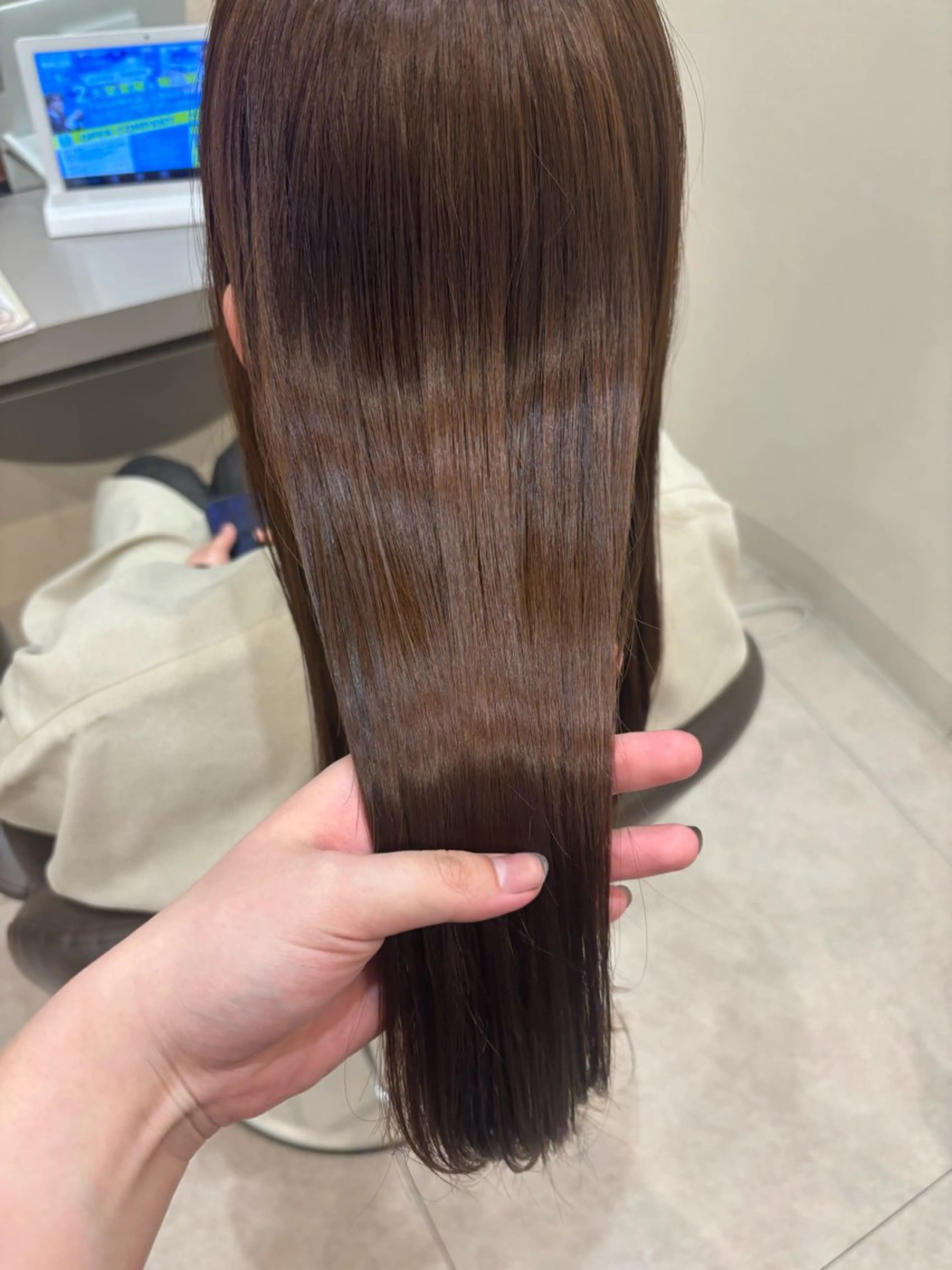 ロング カラー ヘアカラー ワンカラー/モデル /Rin/西葛西のヘアスタイル