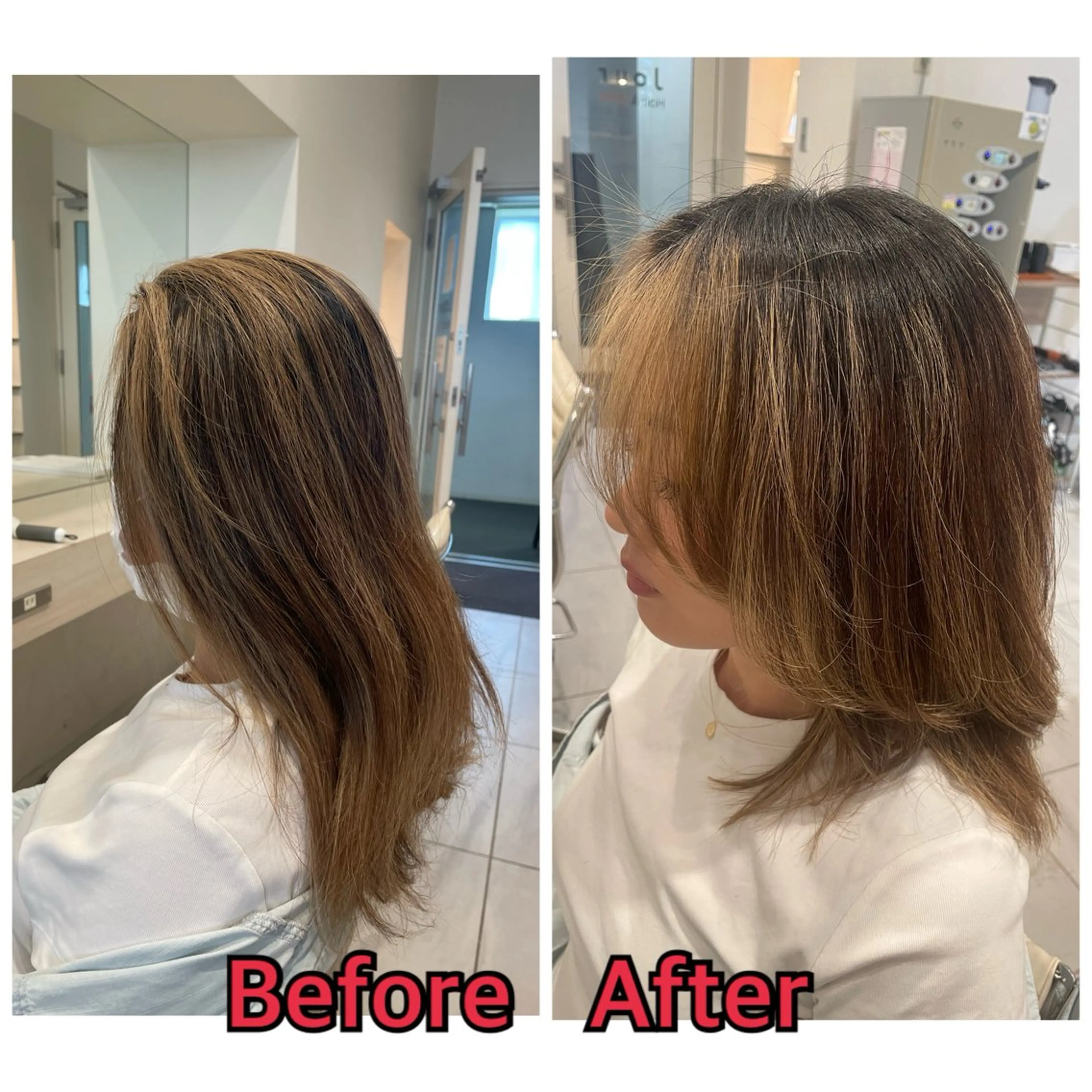 ミディアム 平 真亜里のヘアスタイル