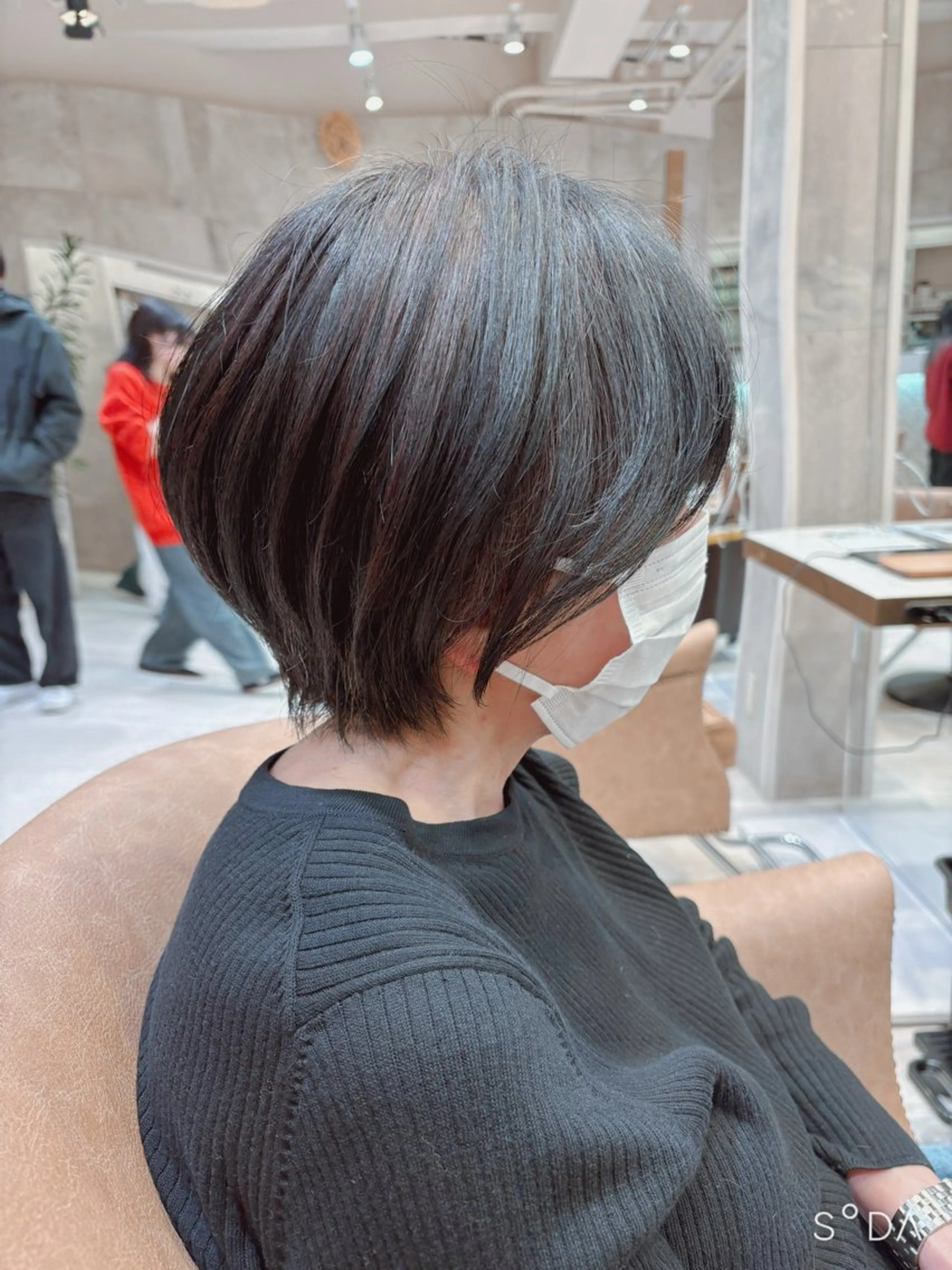 ショート ショート/レイヤー/ 無料/表参道/荒砂のヘアスタイル