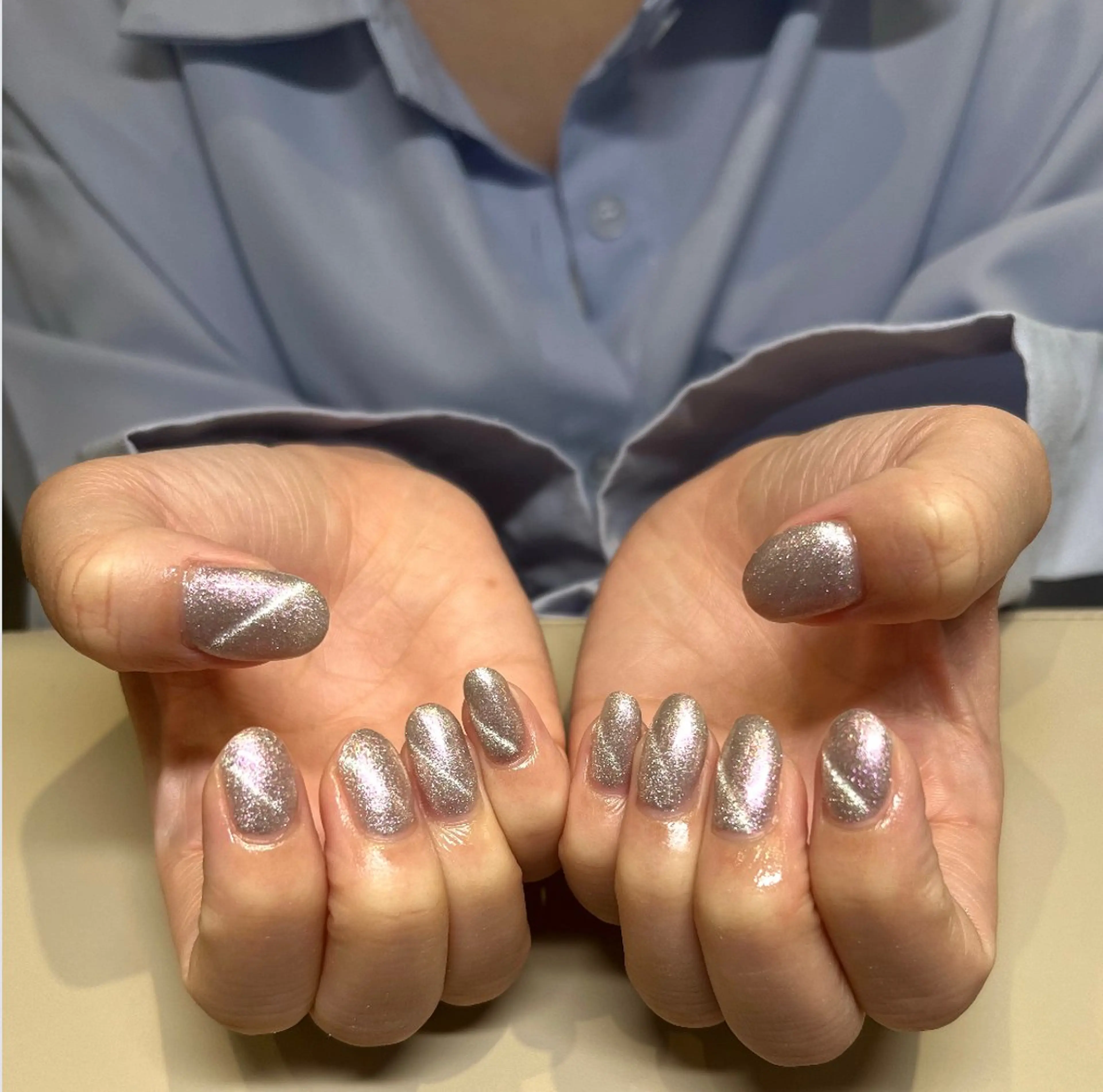 ネイル マグネットネイル Himeno 🌿🕯のネイルデザイン