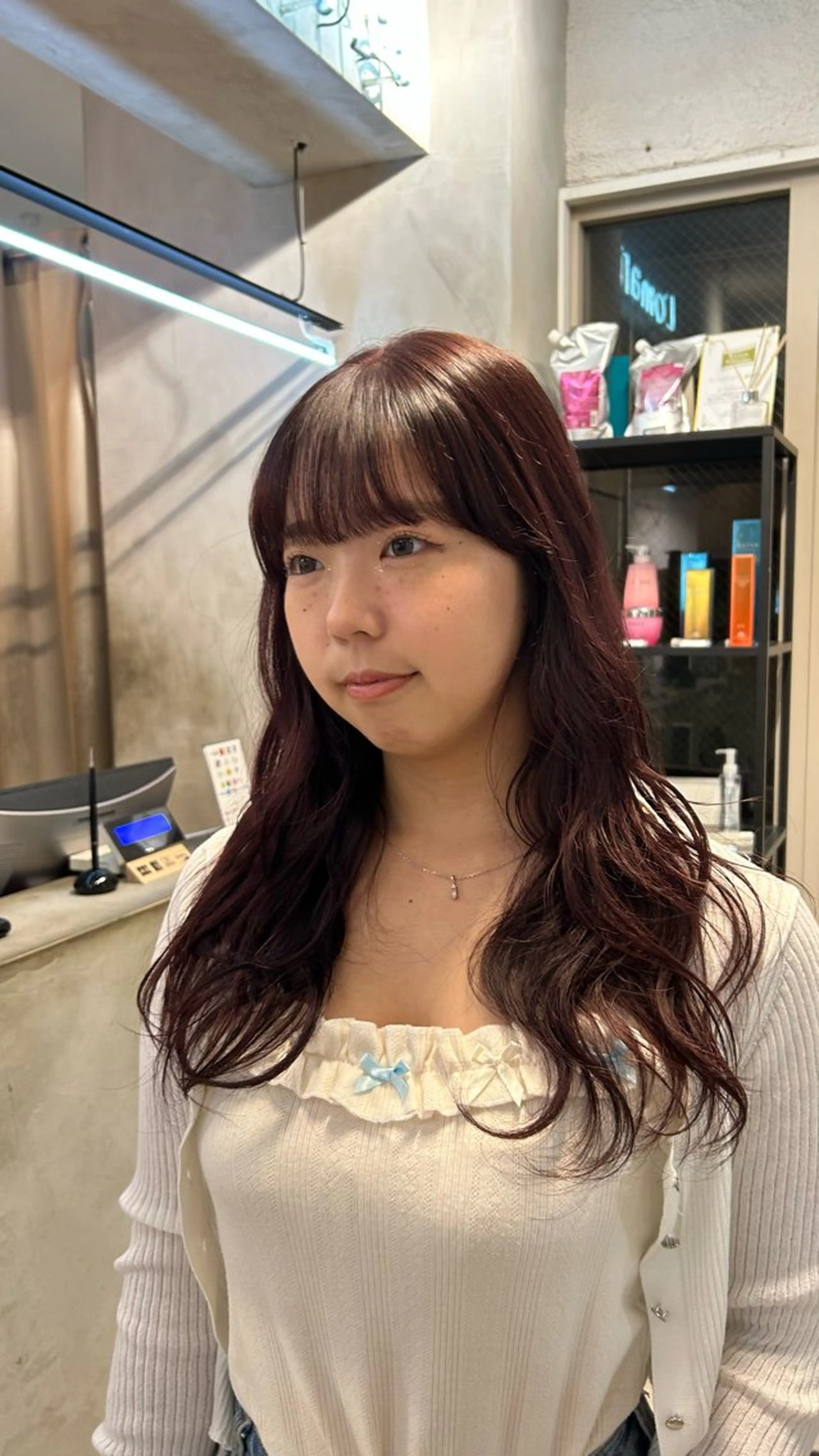 ロング カラー ピンクカラー ヘアカラー じゅわっと暖色カラー 🍊Moemiのヘアスタイル