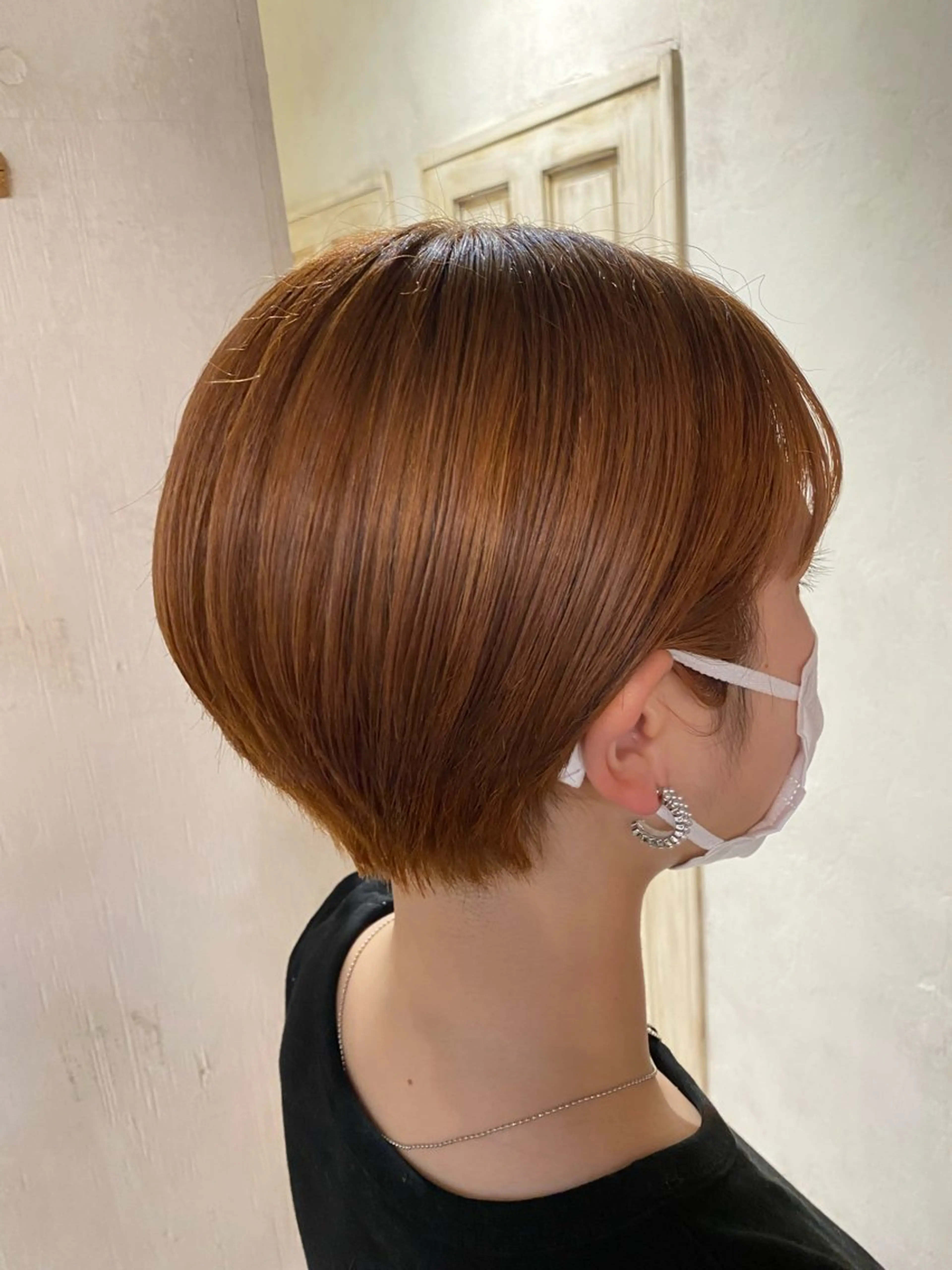 ショート カラー 透明感カラー🌿 ｛door｝髙橋輝のヘアスタイル