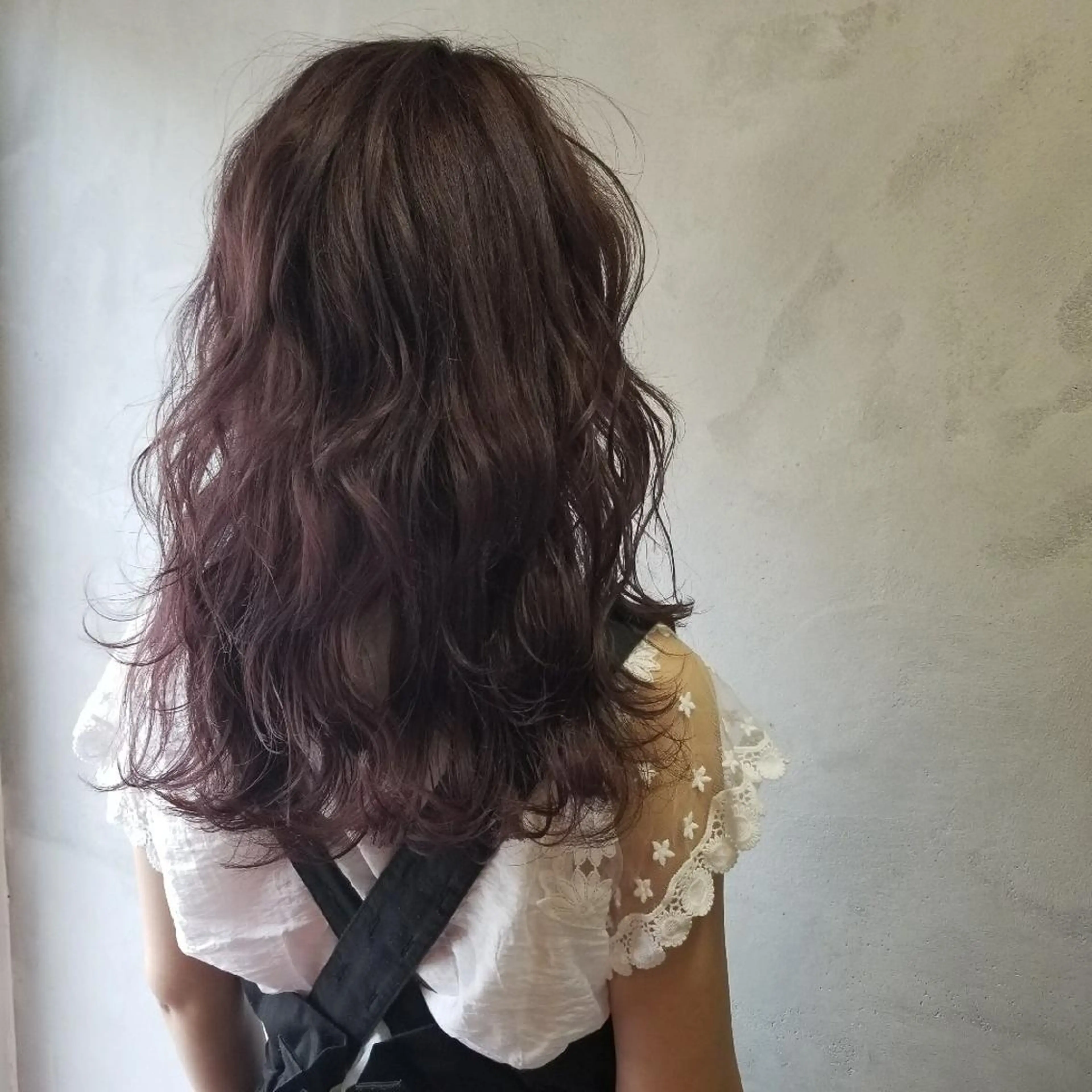 セミロング カラー ヘアカラー Le Lien カジのヘアスタイル