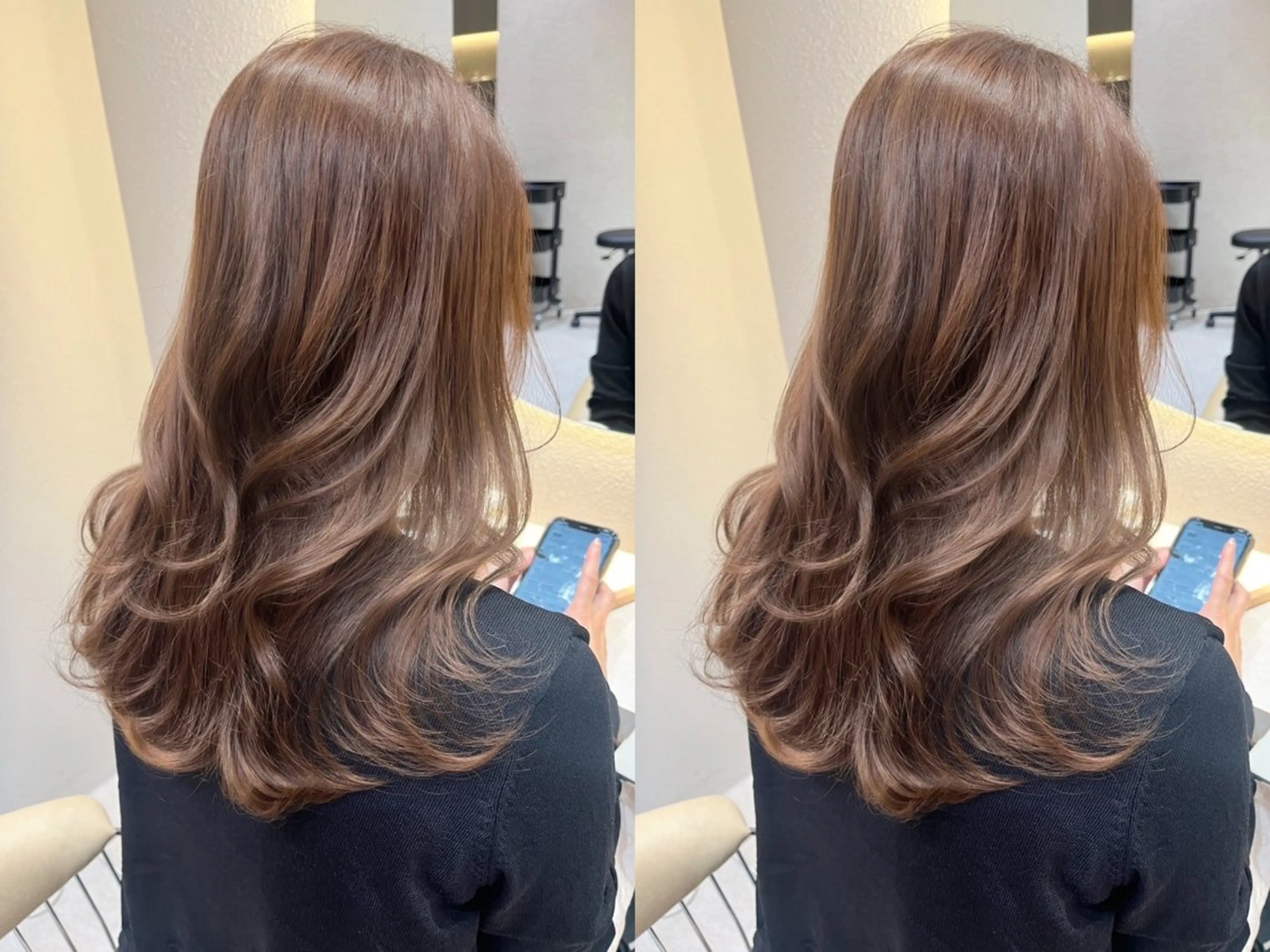 カラー ❤️ブリーチなし💚 ダブルカラー平野実花のヘアスタイル