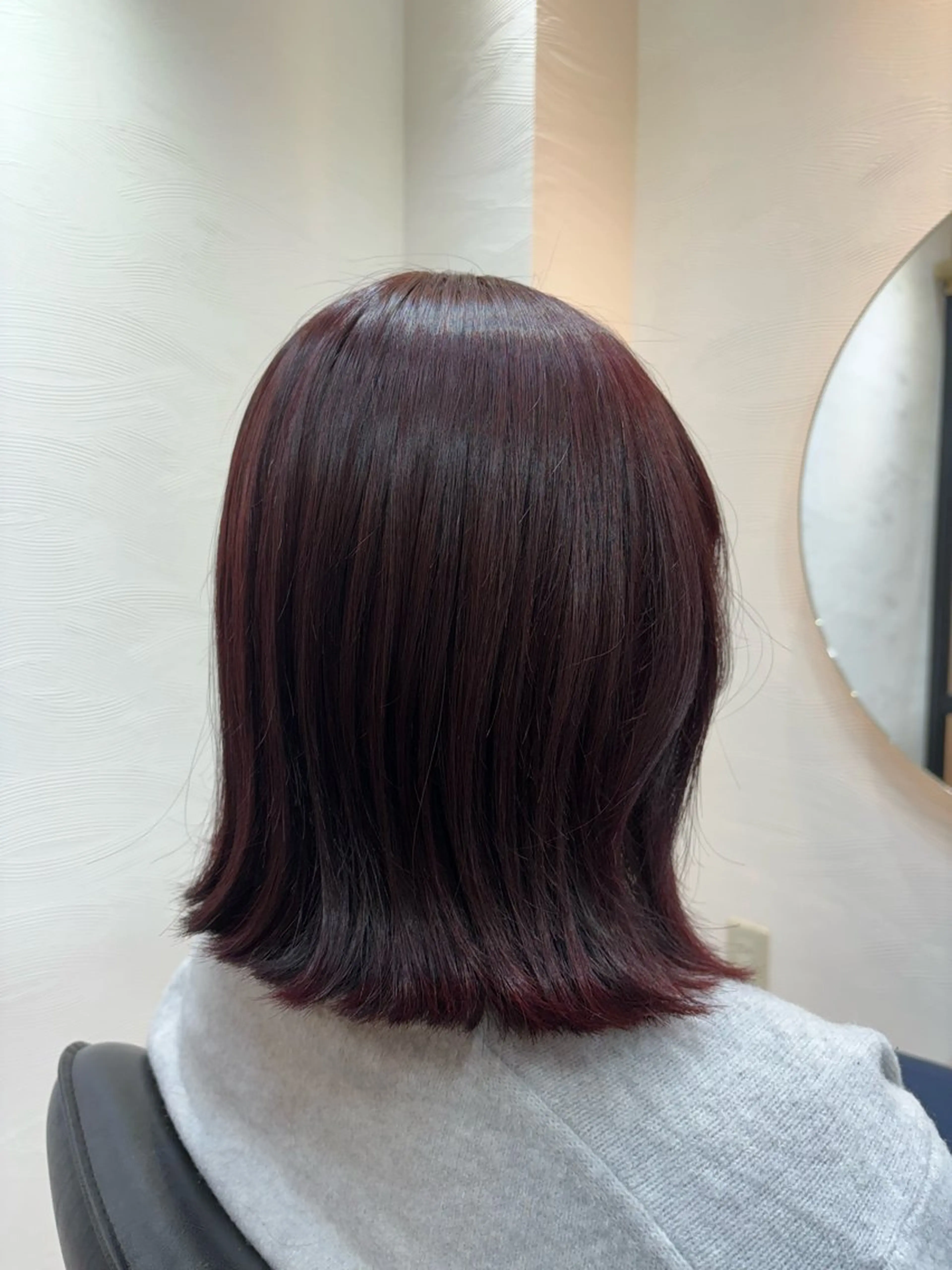 ミディアム 🍒透明感カラー NO.1/ララ🍒のヘアスタイル