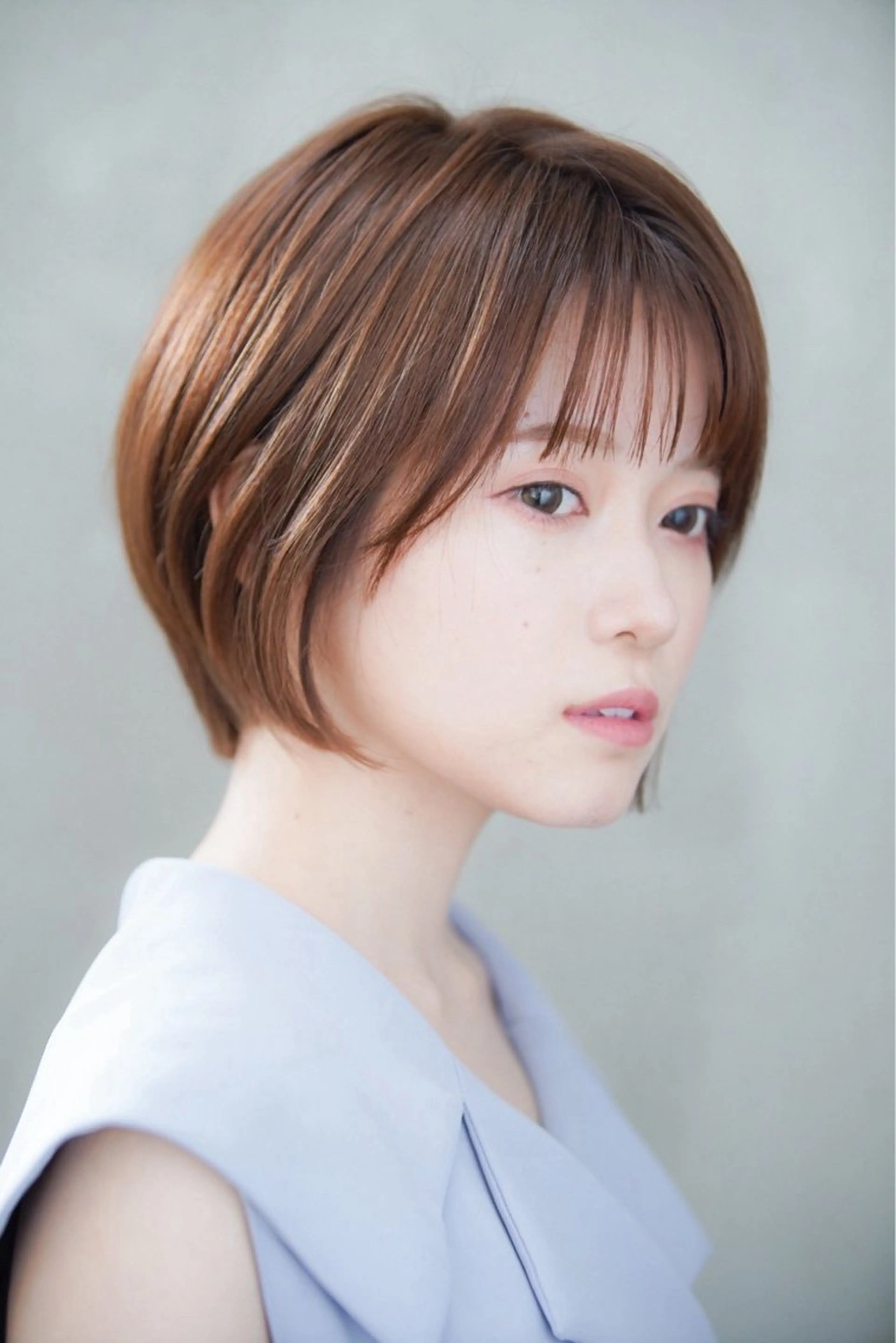 ショート 丸みショート ショートヘア 小顔カット サイトウ ユリコのヘアスタイル