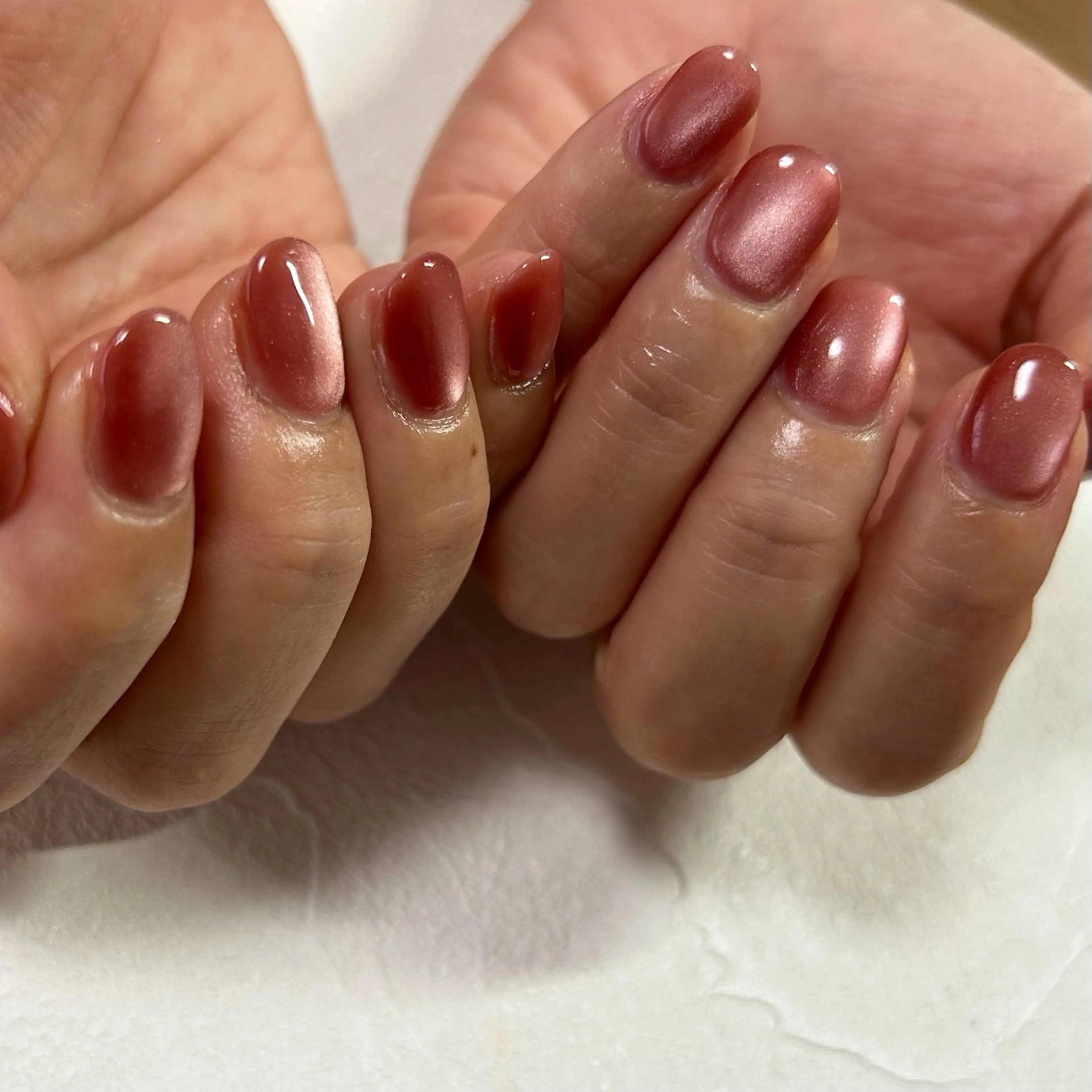 ネイル オーロラネイル フットネイル フレンチネイル ジェルネイル マグネットネイル kiki nail 二子玉川のネイルデザイン