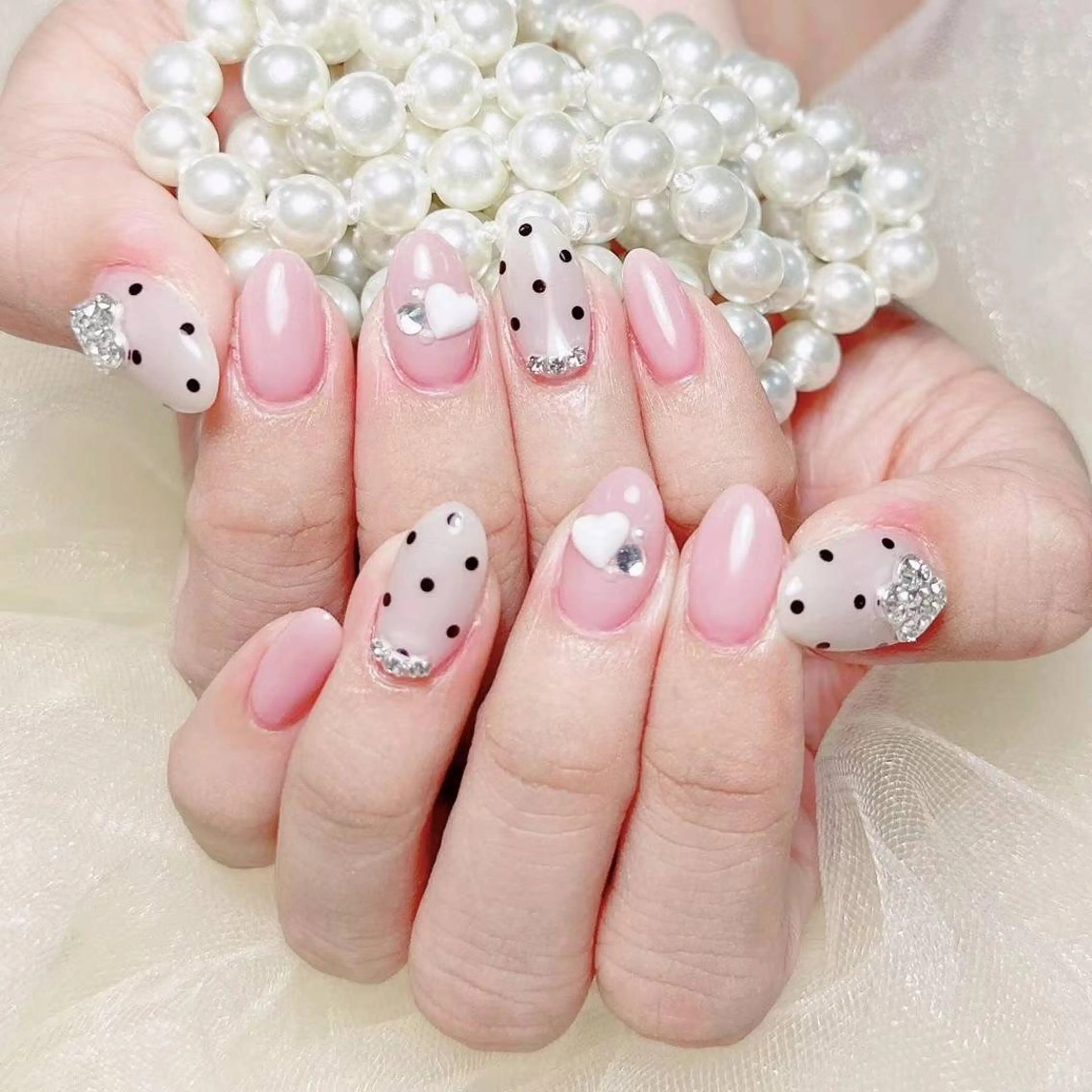 💕大人気 🍒チップスカルプ長さ出し持ち込みデザイン6本ok！💕💕の写真