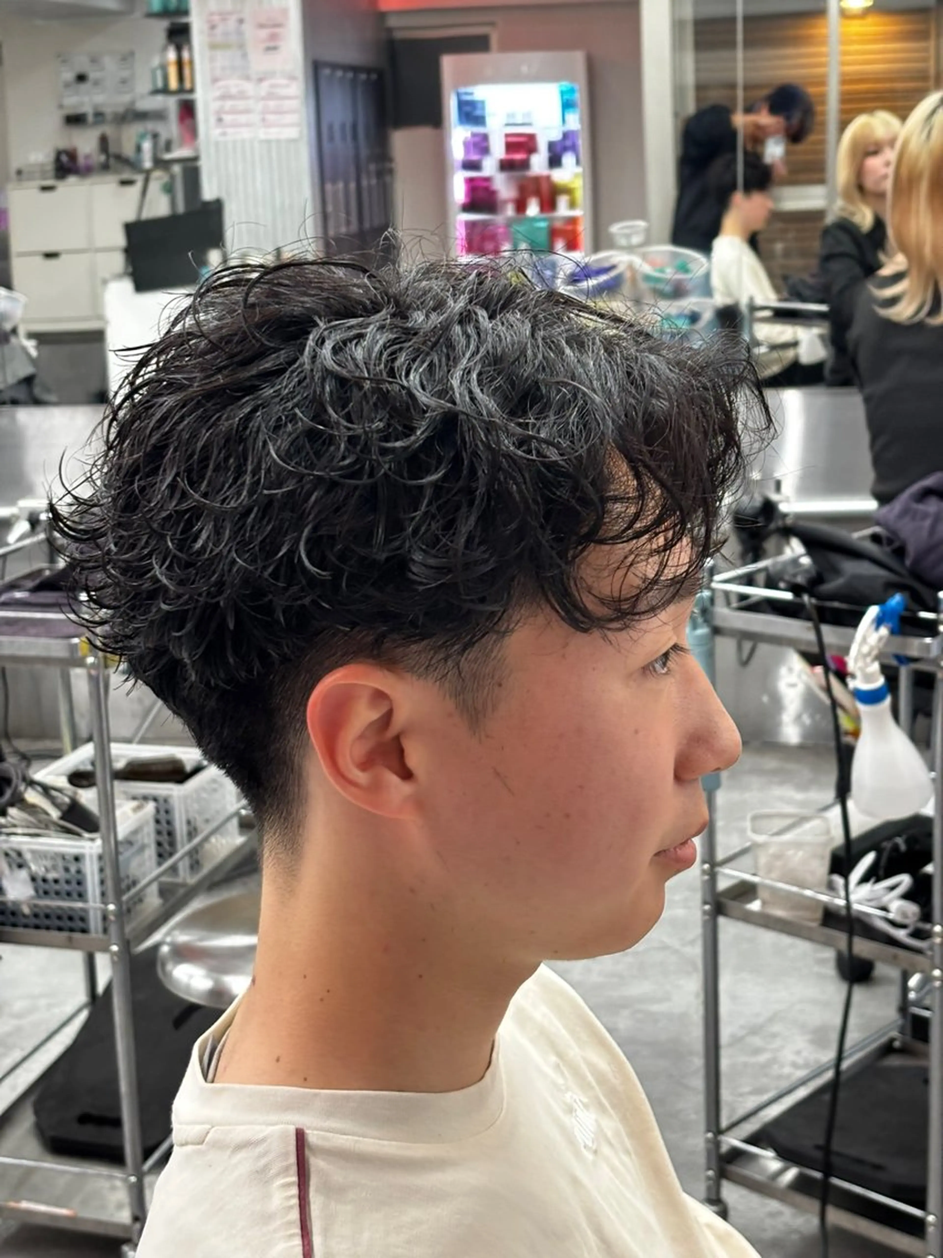 パーマ メンズ カット パーマ メンズ特化✨️ 韓国風パーマ🔥一八のヘアスタイル