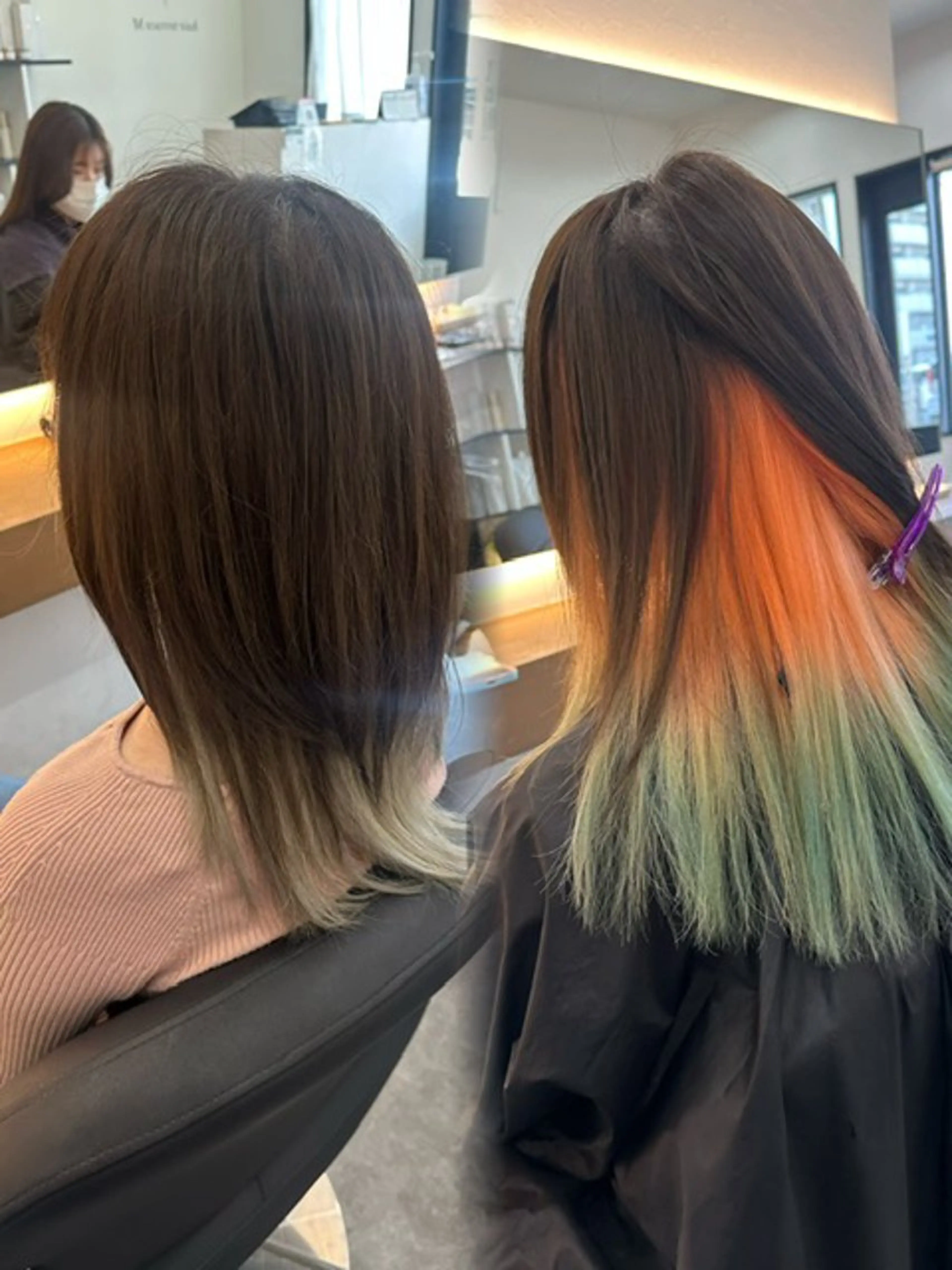 ショート カラー ヘアテラス エムナラテンのヘアスタイル