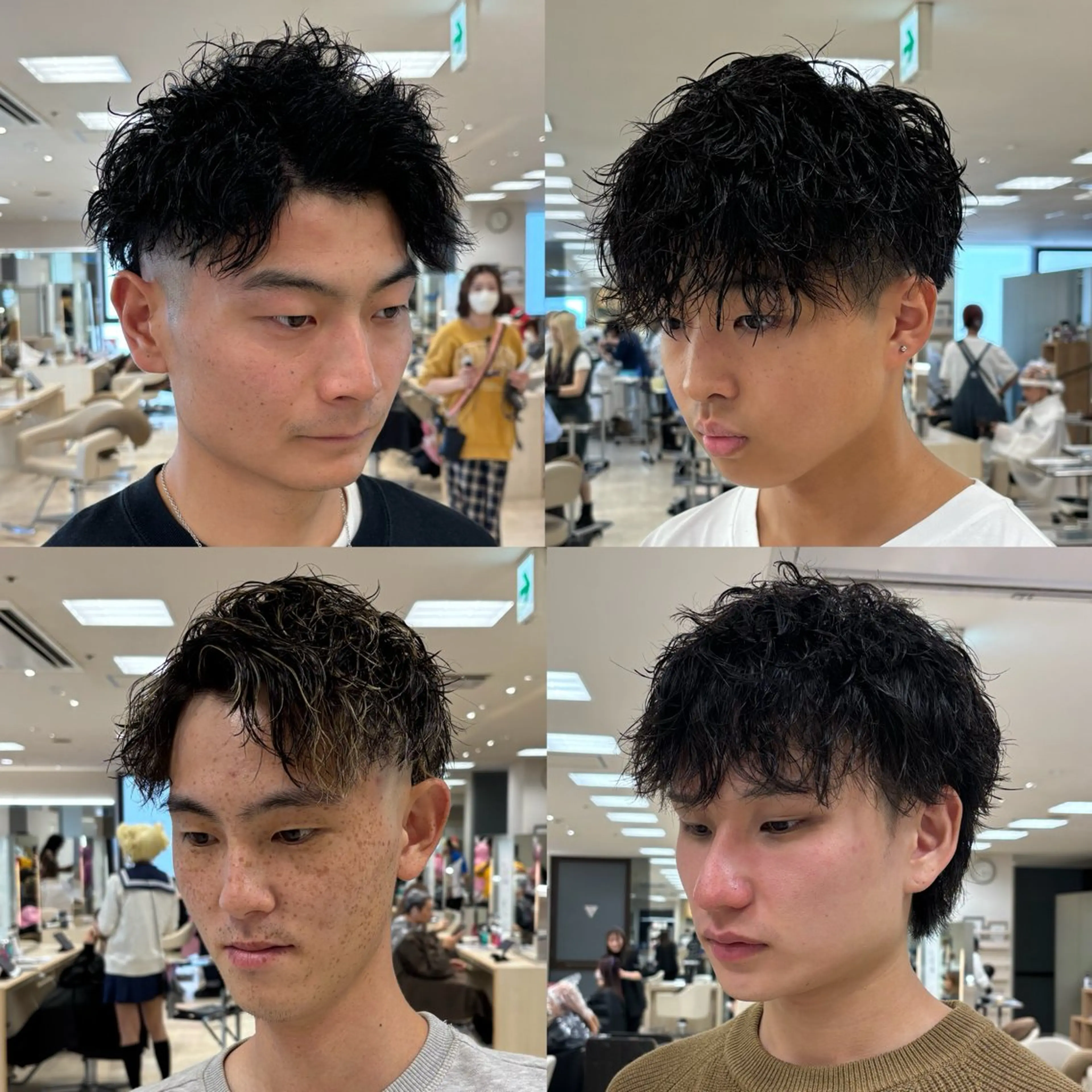 パーマ メンズ カット パーマ トリートメント 湘南/メンズパーマ/ ハイライト/ユチカのヘアスタイル