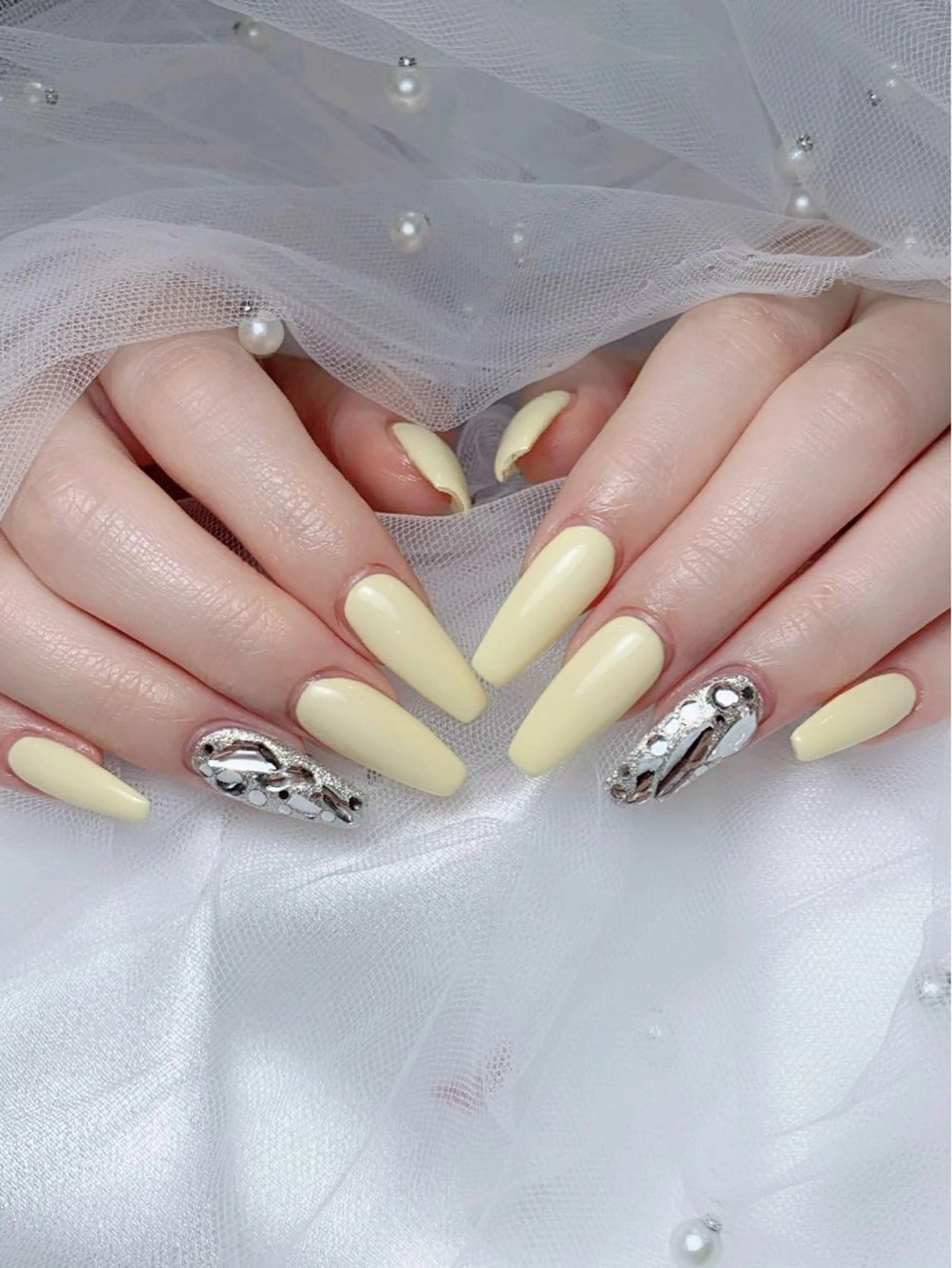 ネイル フレンチネイル ジェルネイル ハート 韓国ネイル マグネットネイル ハンドネイル ネイルサロン lotusのネイルデザイン