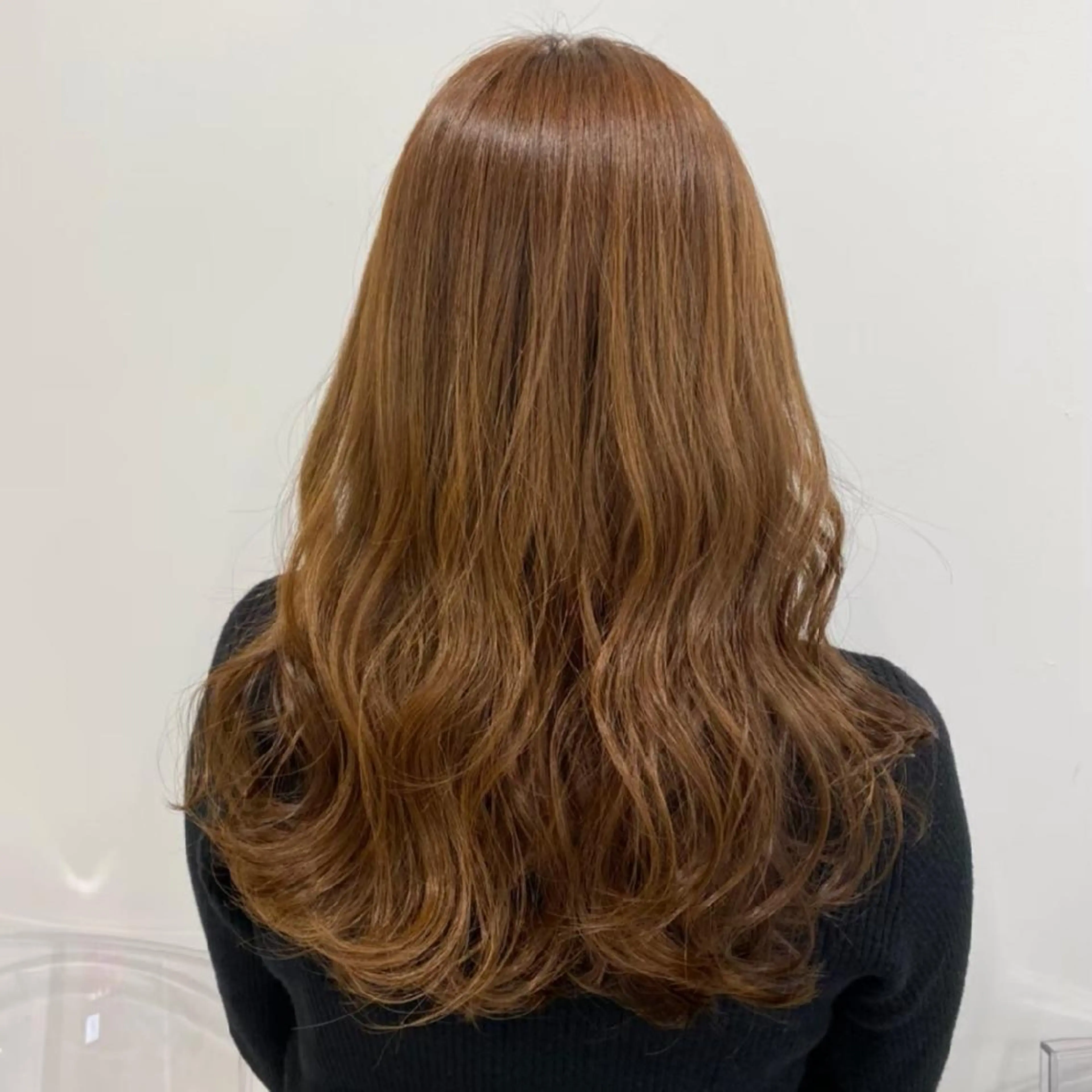 セミロング カラー 🤍💕ブリーチカラ ーAyaka💕🤍のヘアスタイル