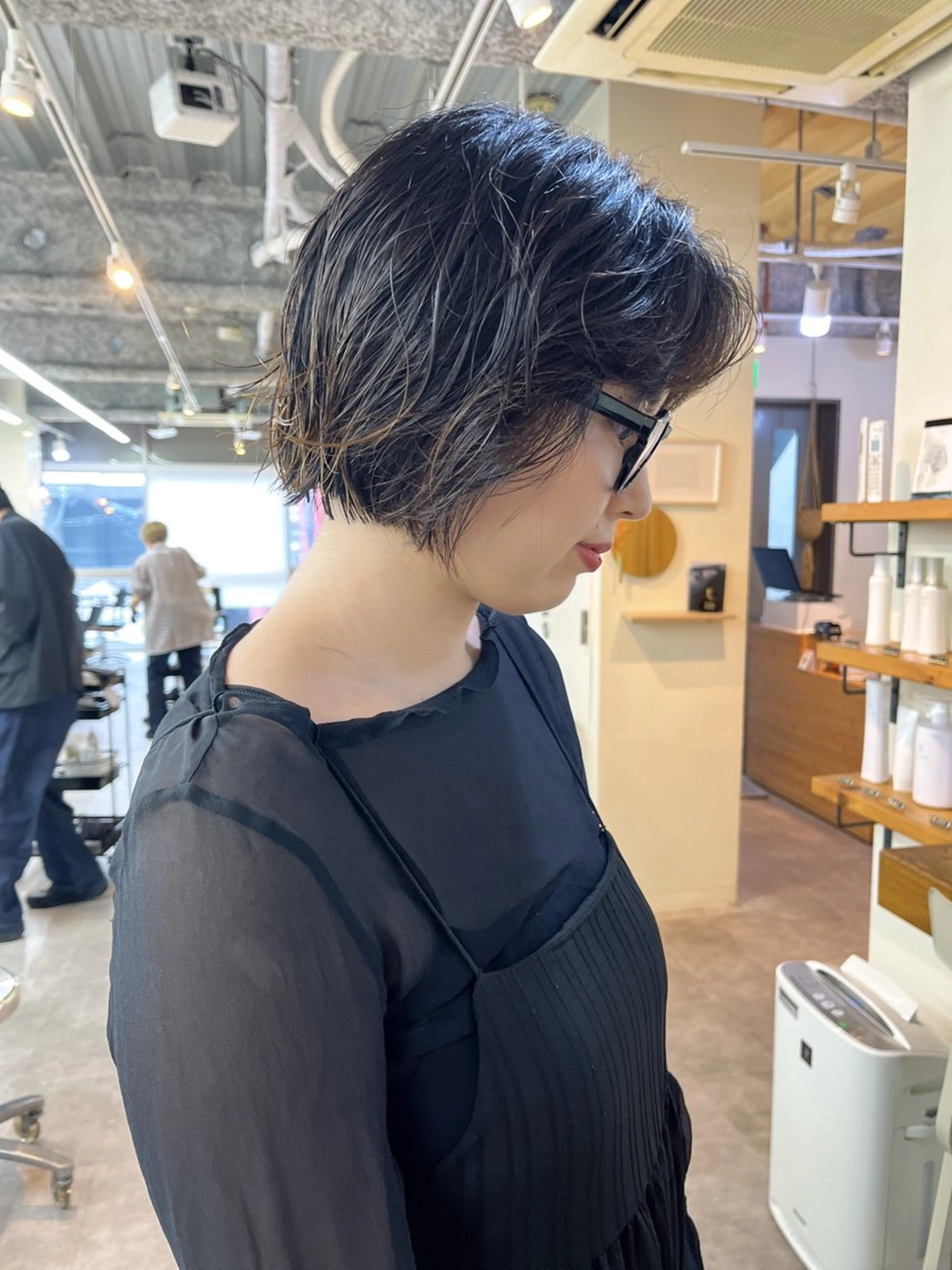 ショート パーマ カット パーマ トリートメント benji仙台所属・KOKI/ ボブ/ パーマ/透明感カラーのヘアスタイル