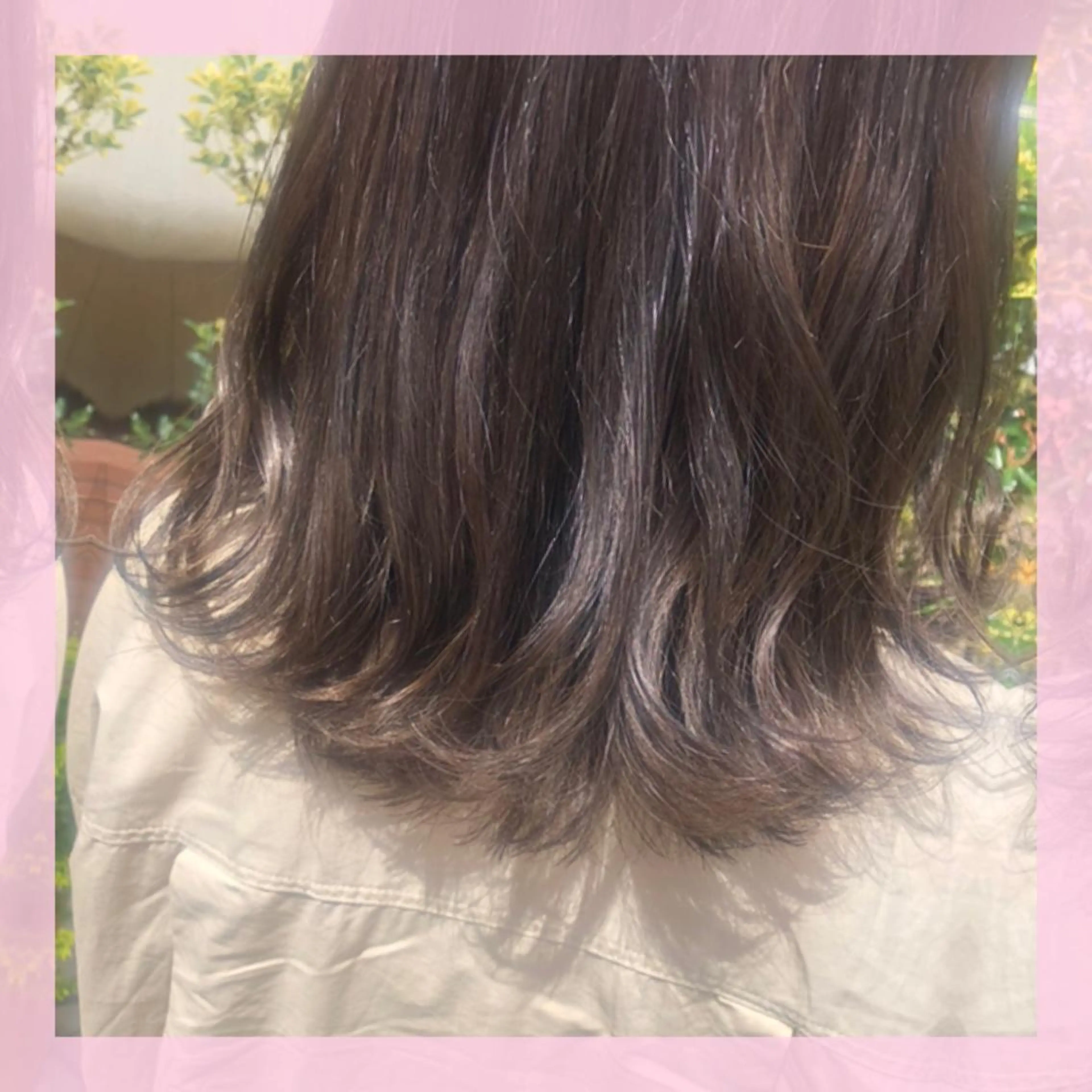 ミディアム カラー グレージュ ラベンダーカラー ラベンダーグレージュ ラベンダーグレー カット ヘアカラー トリートメント plum.所属・🍒前川 🍒のヘアスタイル