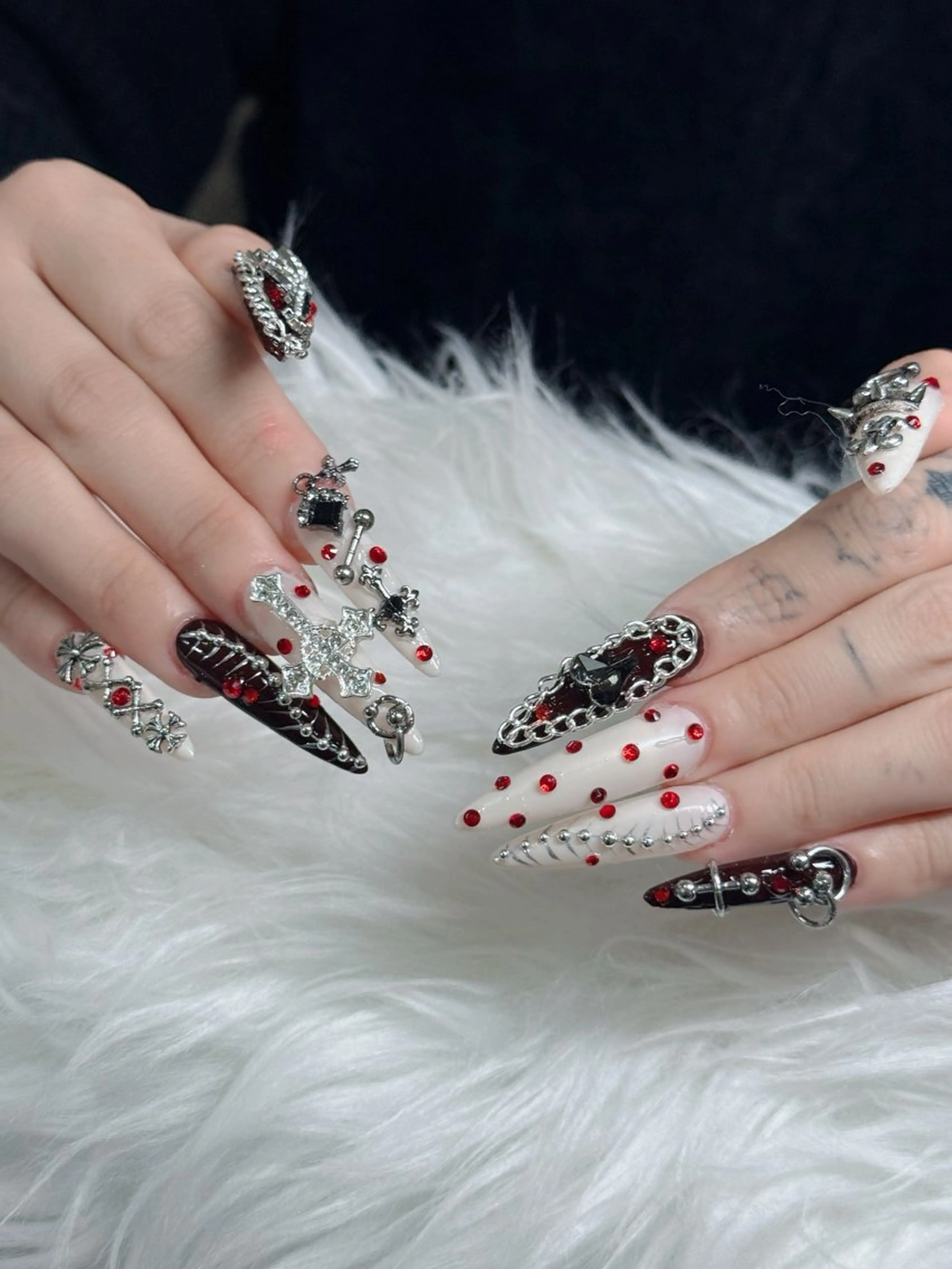 ネイル べっ甲ネイル チークネイル フラッシュネイル フラワーネイル フットネイル ハンドネイル Hani Nail Salonのネイルデザイン