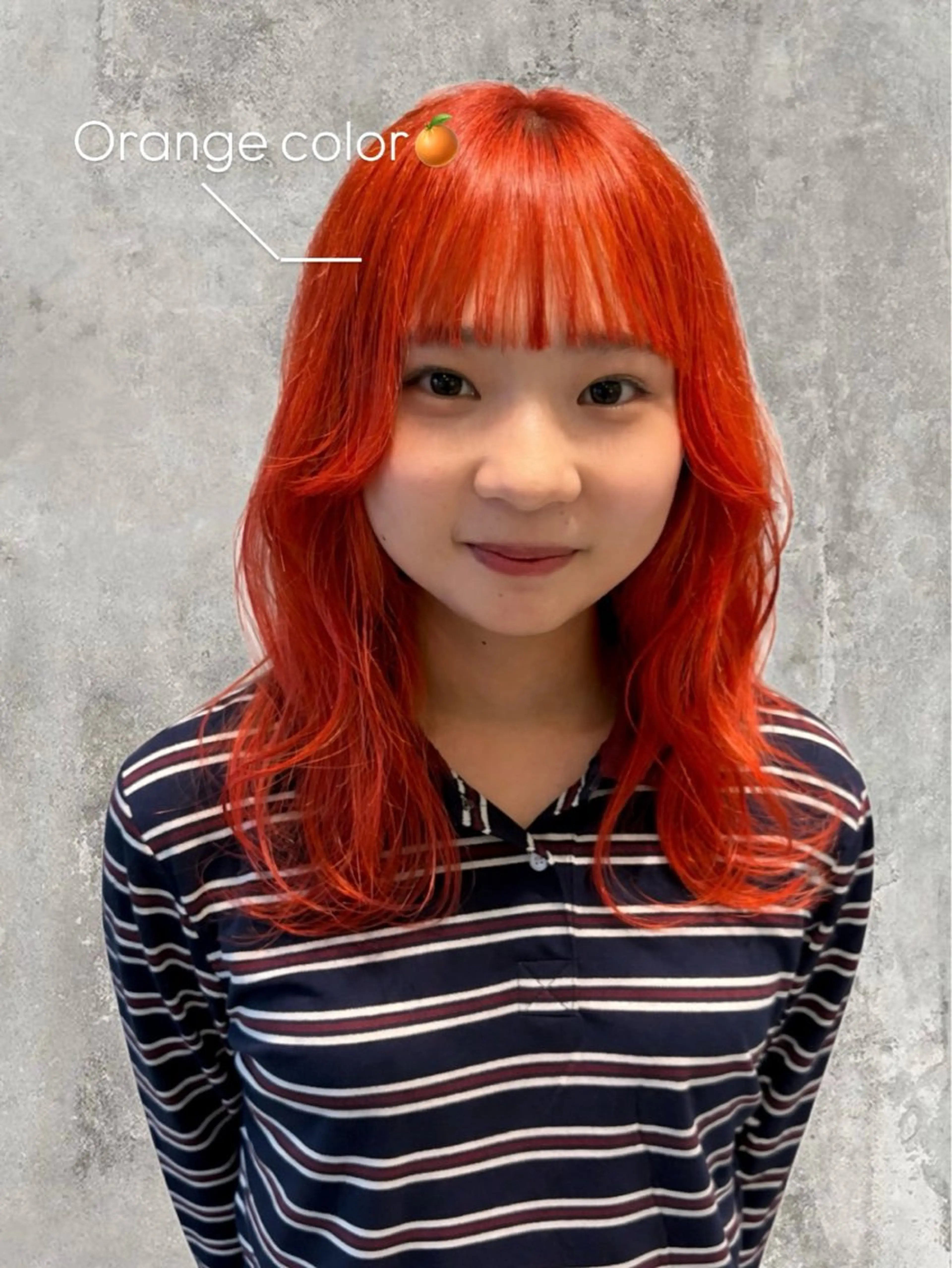 ミディアム ヘアカラー 💞暖色艶カラー/ ホウツキカナ🍒のヘアスタイル