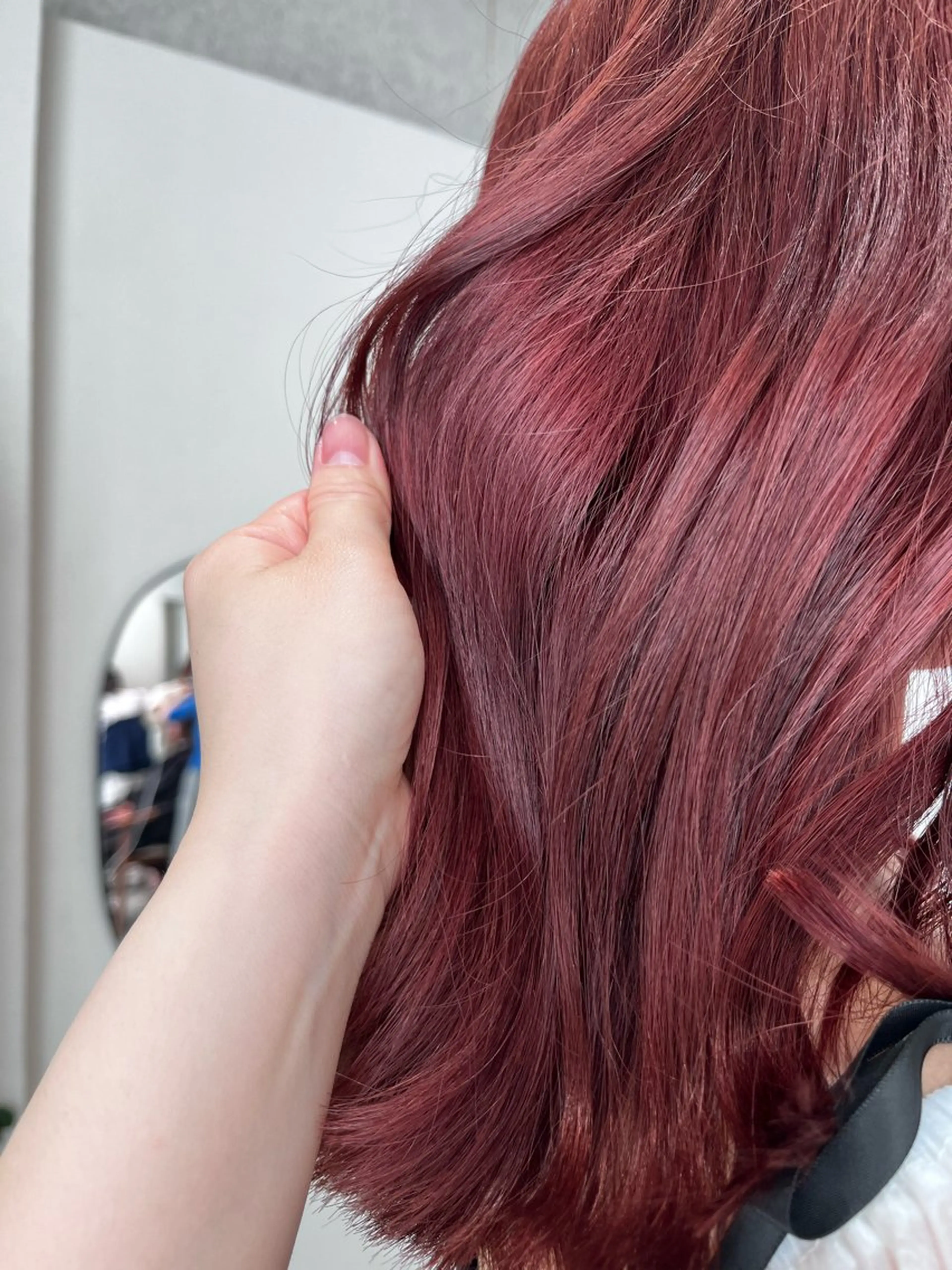 ブリーチなしダブルカラーの写真