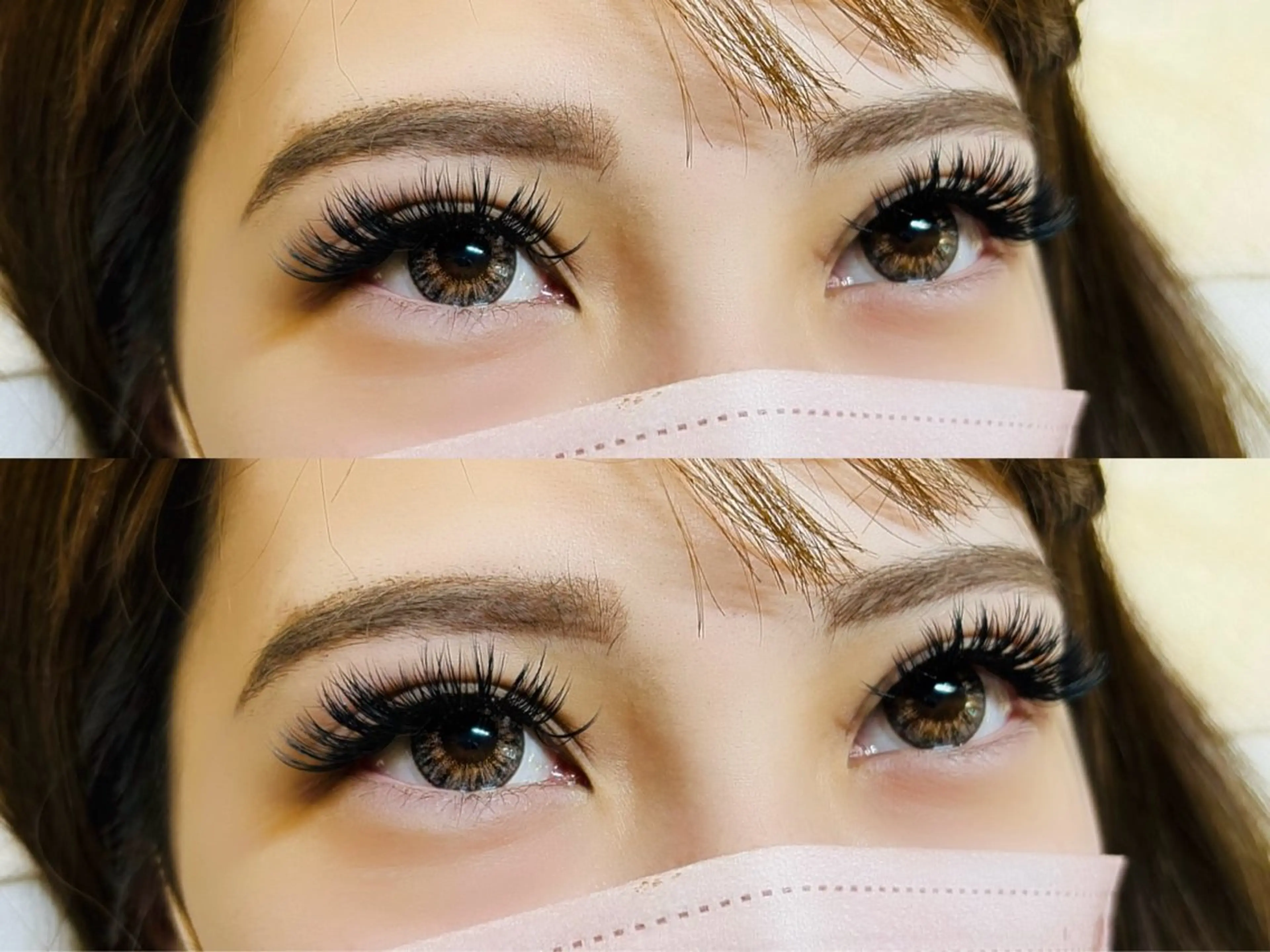 マツエク・マツパ 付け放題 バインドロック 束感まつ毛 フラットラッシュ パリジェンヌラッシュリフト マツエク オーロラ所属・AURORA RINAのマツエク・マツパデザイン