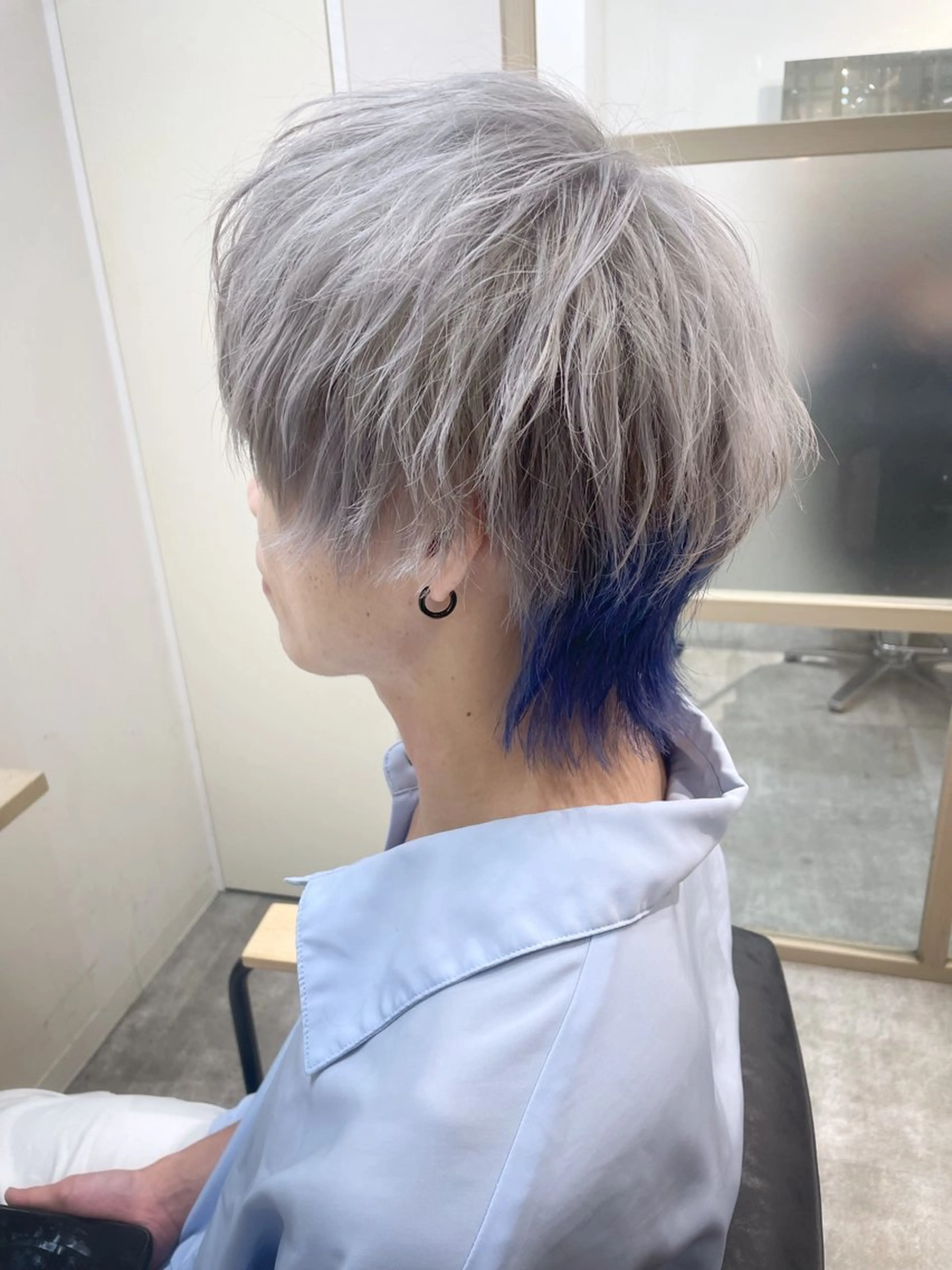 ミディアム カラー メンズ EMANON新宿南口所属・ケアブリーチ×艶カラ ー️🫧Shioriのヘアスタイル