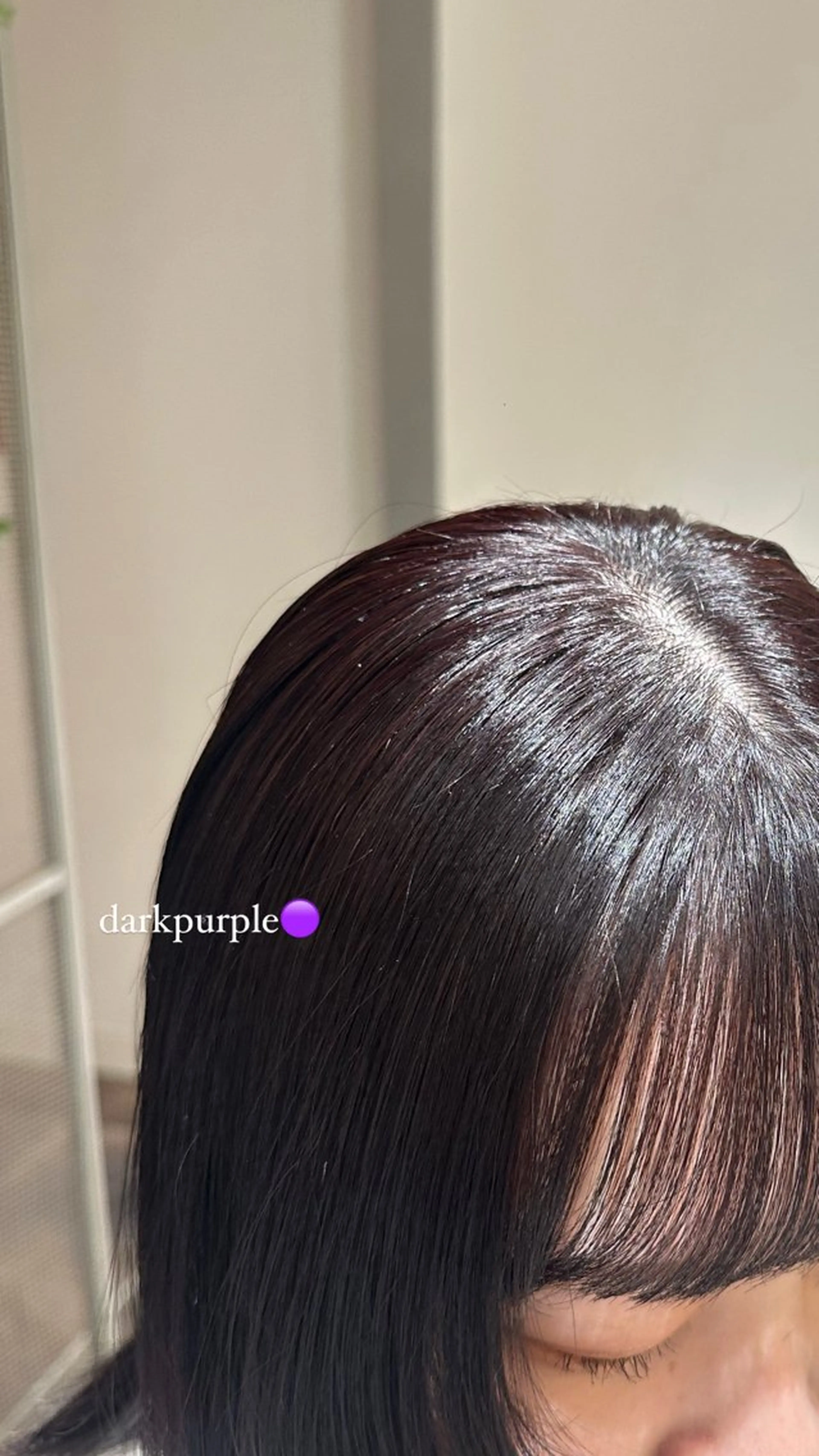 ショート カラー ラベンダーカラー 垣内 奈緒のヘアスタイル