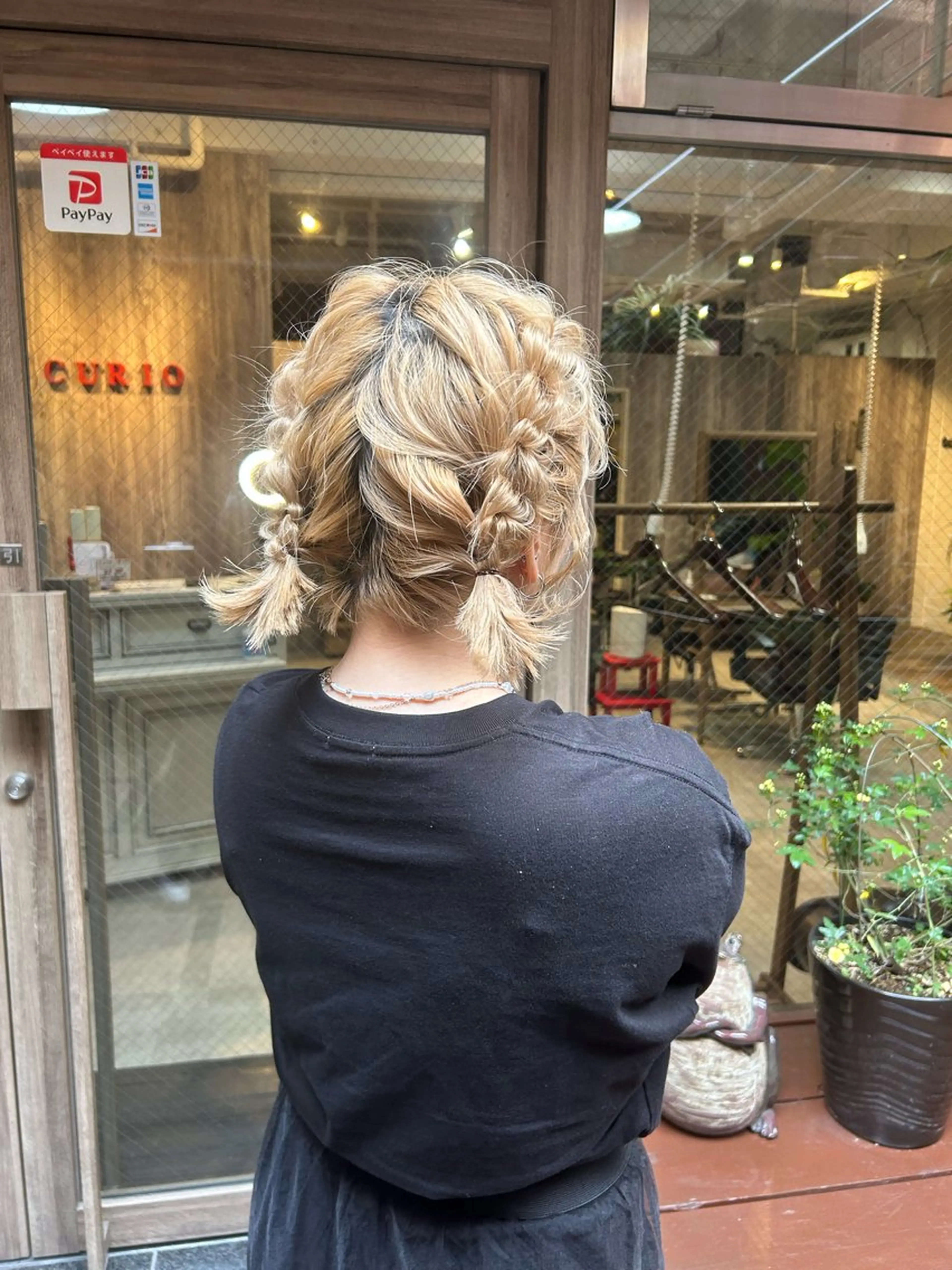 ショート カラー ヘアアレンジ CURIO/南船場 /RIN💈🍎のヘアスタイル