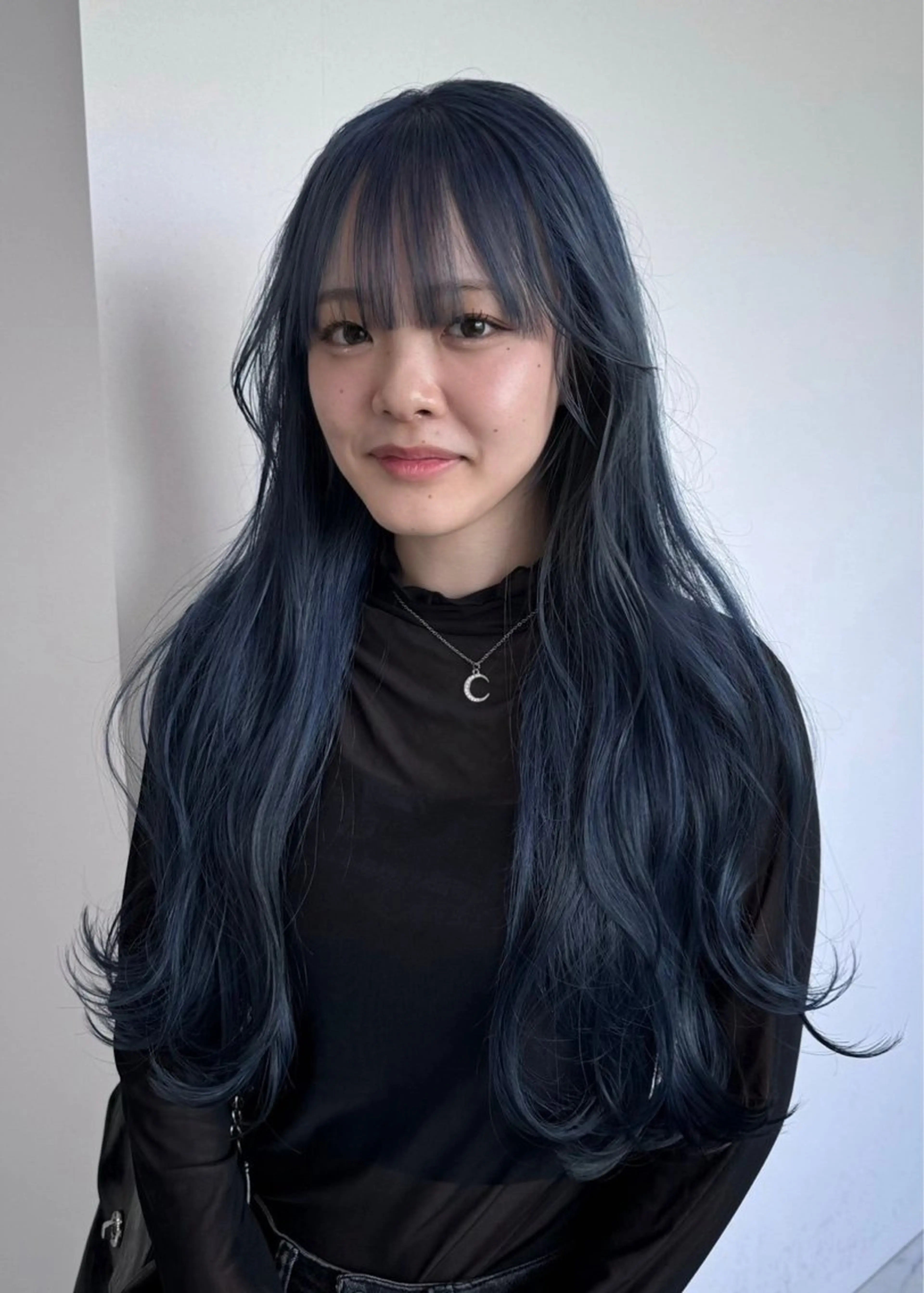 ロング カラー ブルーカラー トリートメント マイ/カットモデル /暖色カラーのヘアスタイル