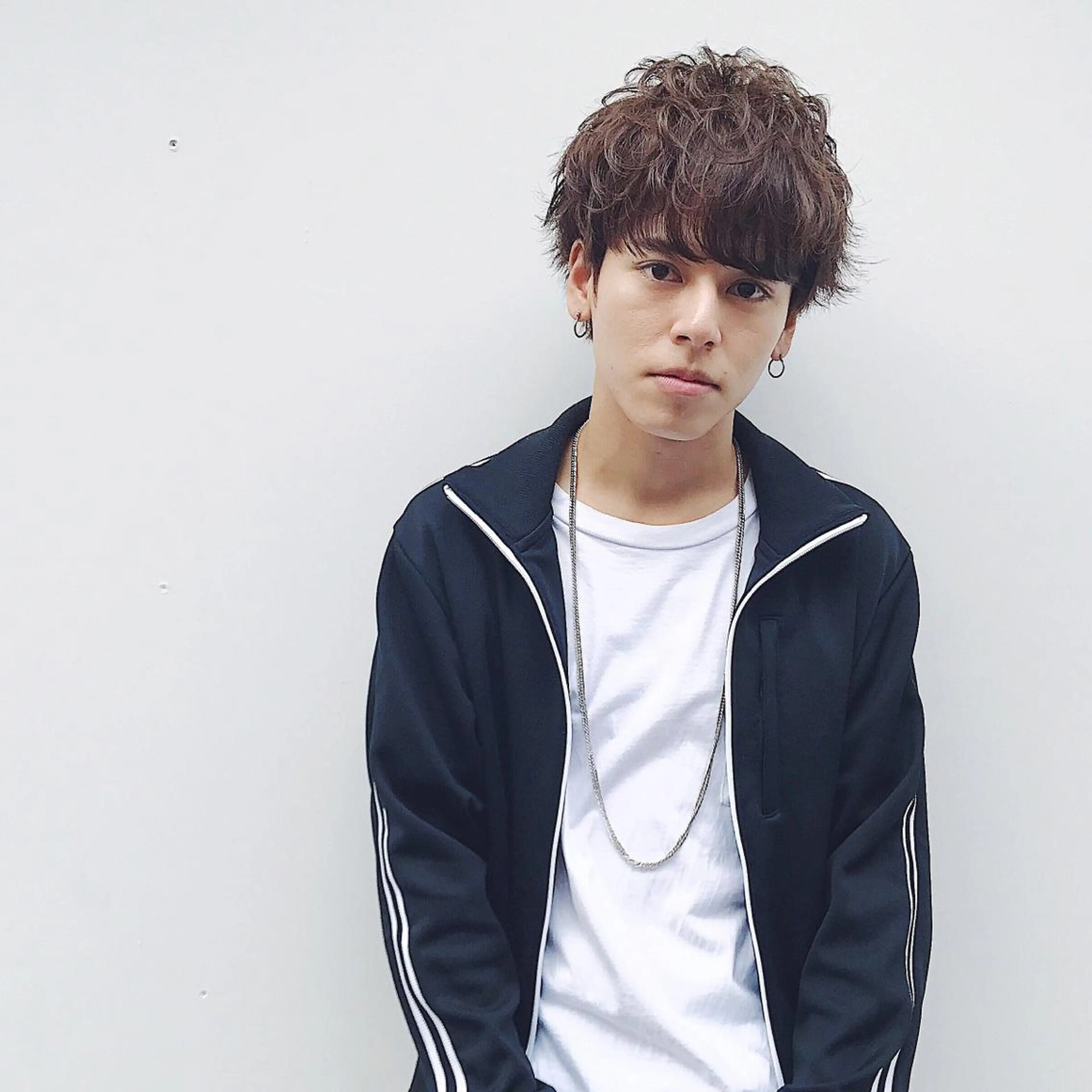 ショート カラー パーマ ヘアアレンジ メンズ マッシュ メンズパーマ 小顔カット GOTODAY SHAiRE   SALON　青山所属・松田 亮葉のヘアスタイル