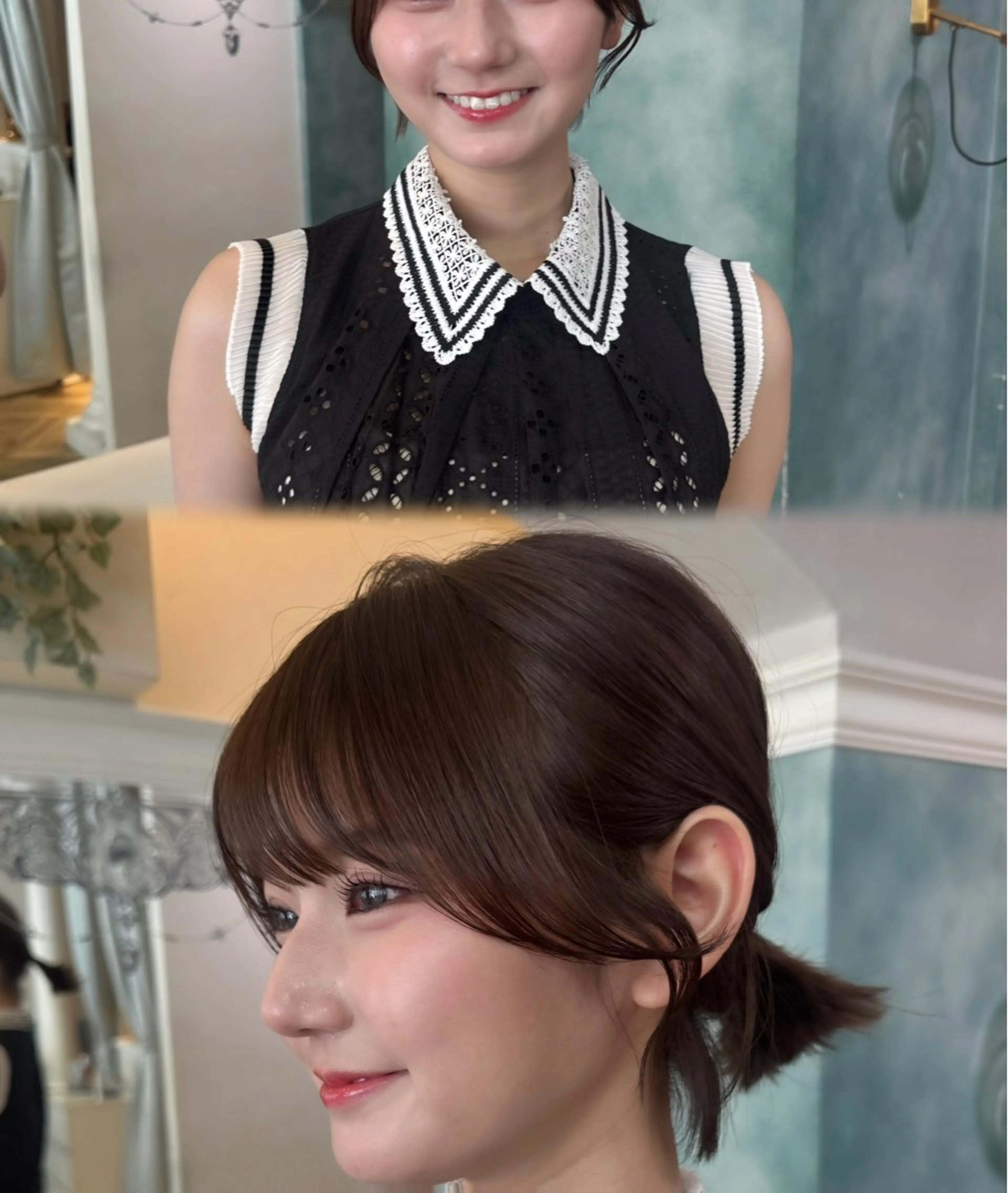 ショート カット ヘアセット ボブ/透明感カラー /しなる🌷のヘアスタイル