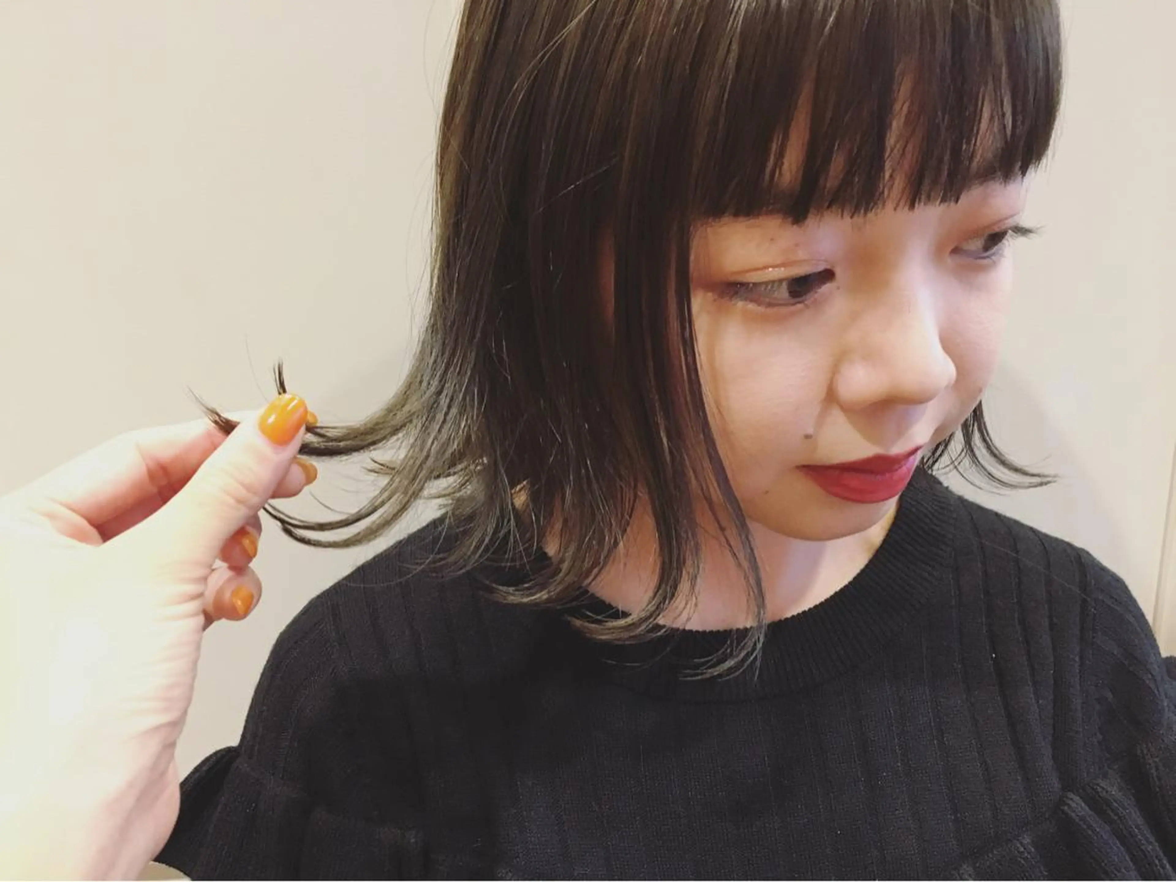 ミディアム ヘアアレンジ la fith所属・rico_by ヘアとアイブロウのヘアスタイル