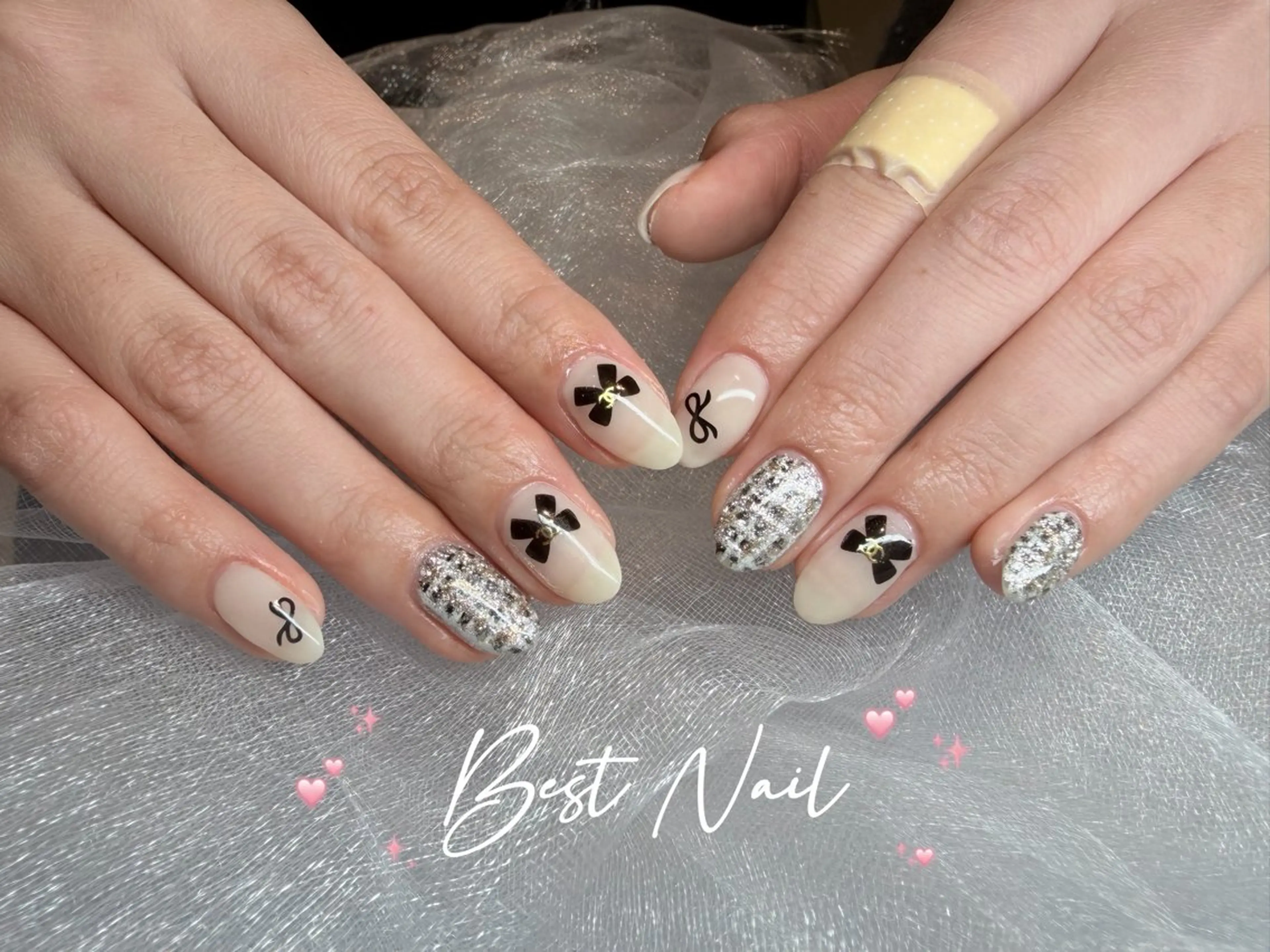 ネイル アートネイル オーロラネイル クリアネイル 長さ出し フレンチネイル ハンドネイル ハンドケア best nail— misaのネイルデザイン