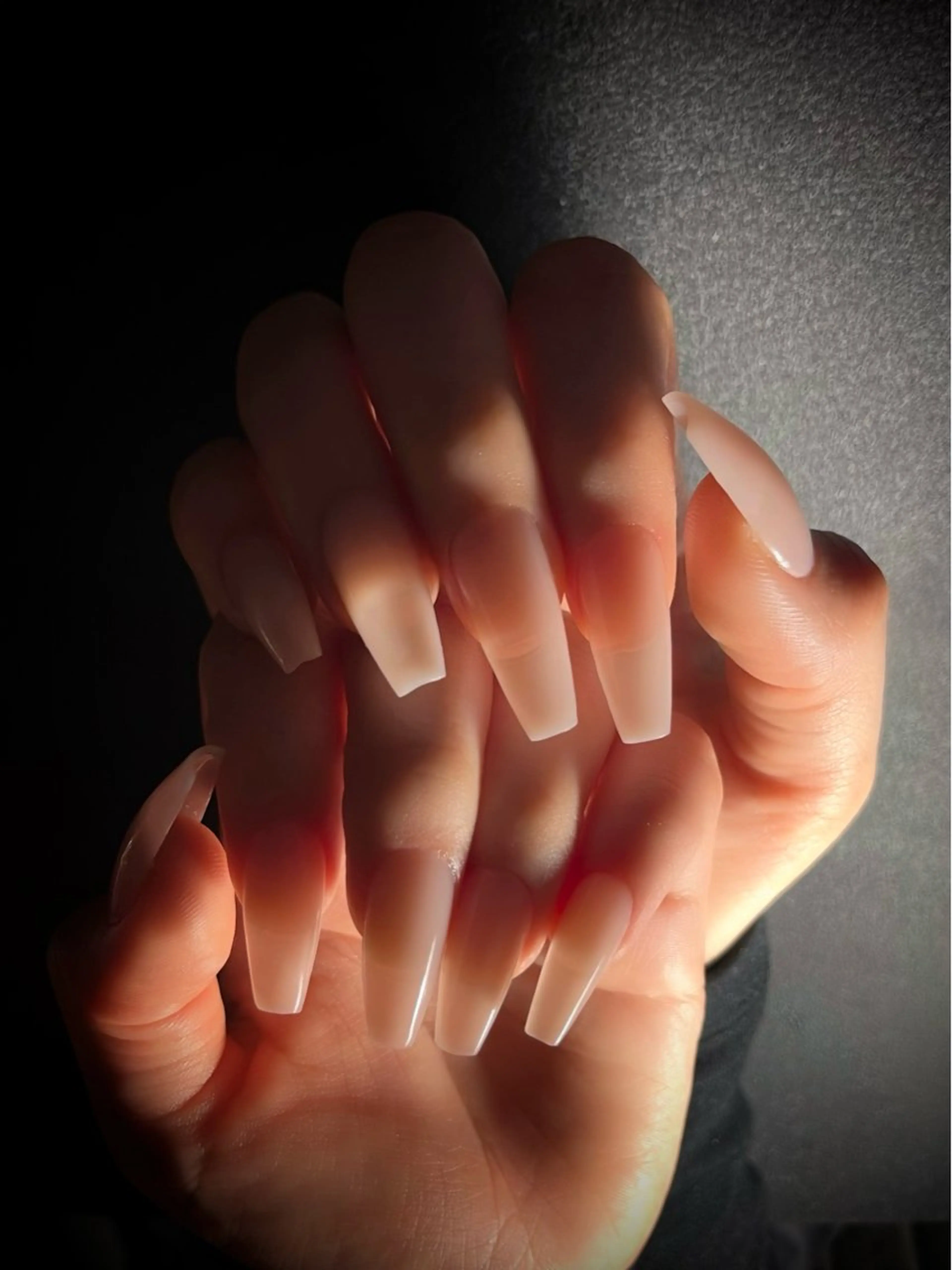 ネイル 長さ出し スカルプネイル nine.🦋 YUKOのネイルデザイン