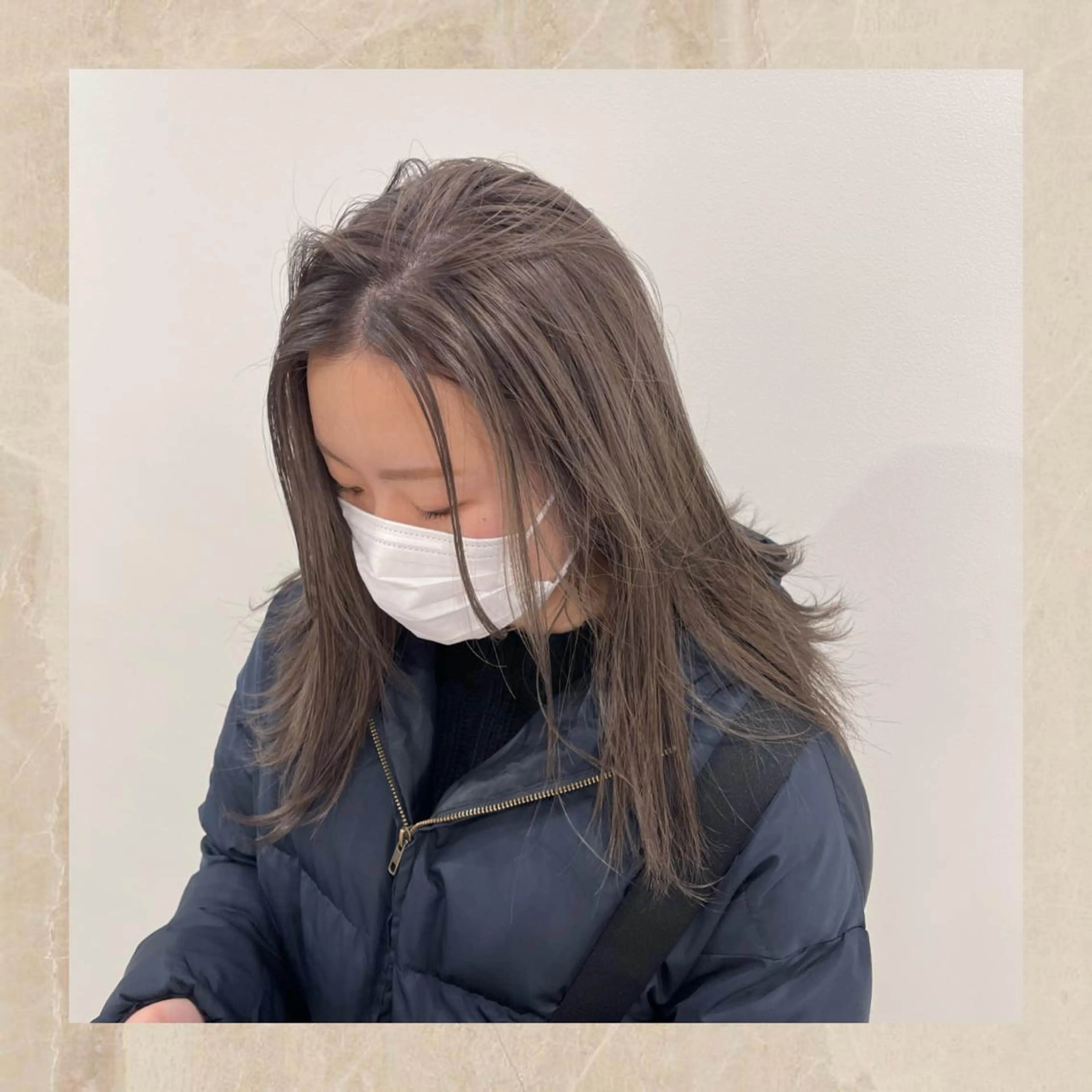 セミロング ワンホンヘア ケラチン/Kaitoのヘアスタイル