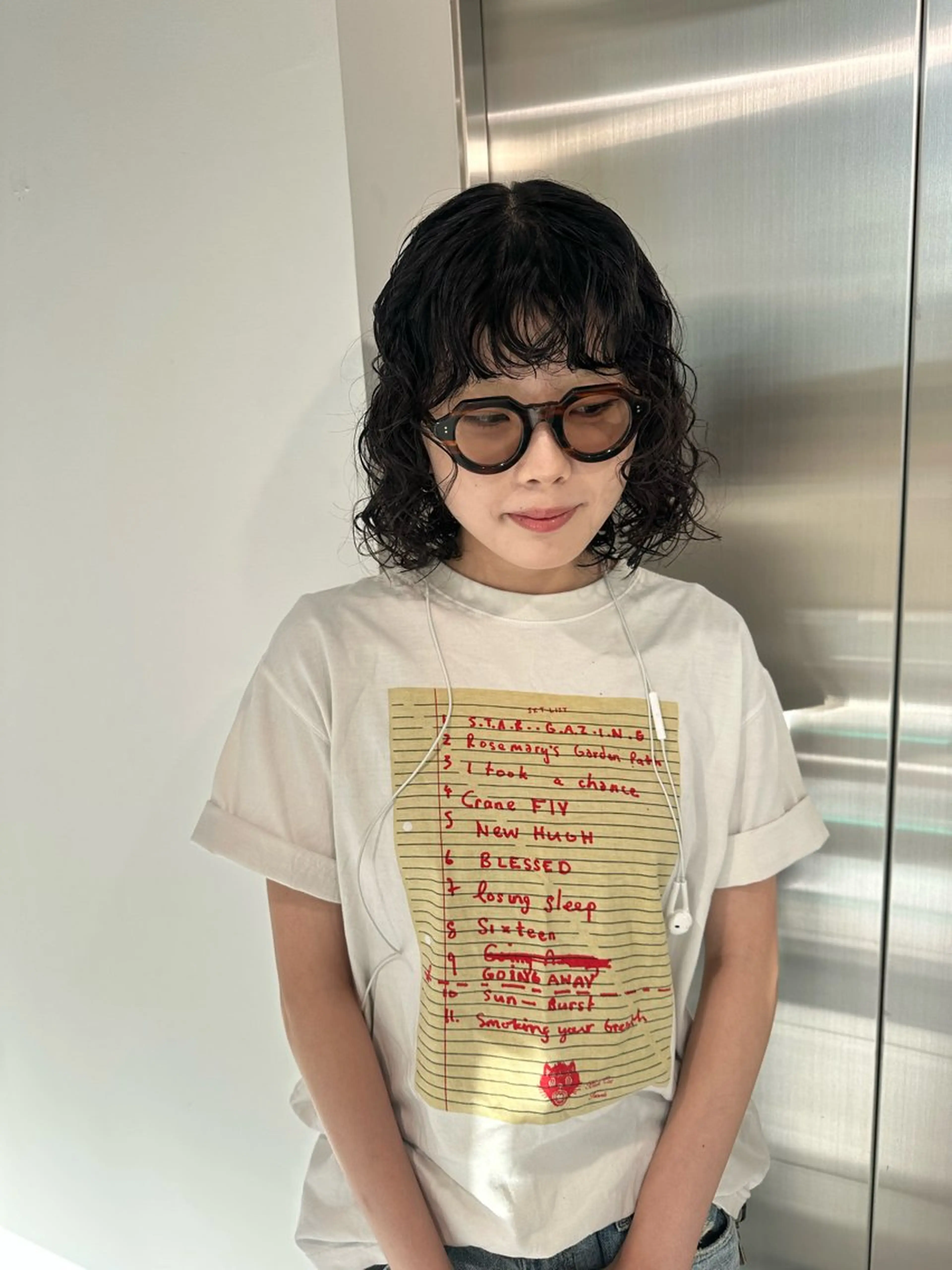 ミディアム カラー パーマ キッズ カット パーマ トリートメント オトナヘア🌸 harukaのヘアスタイル