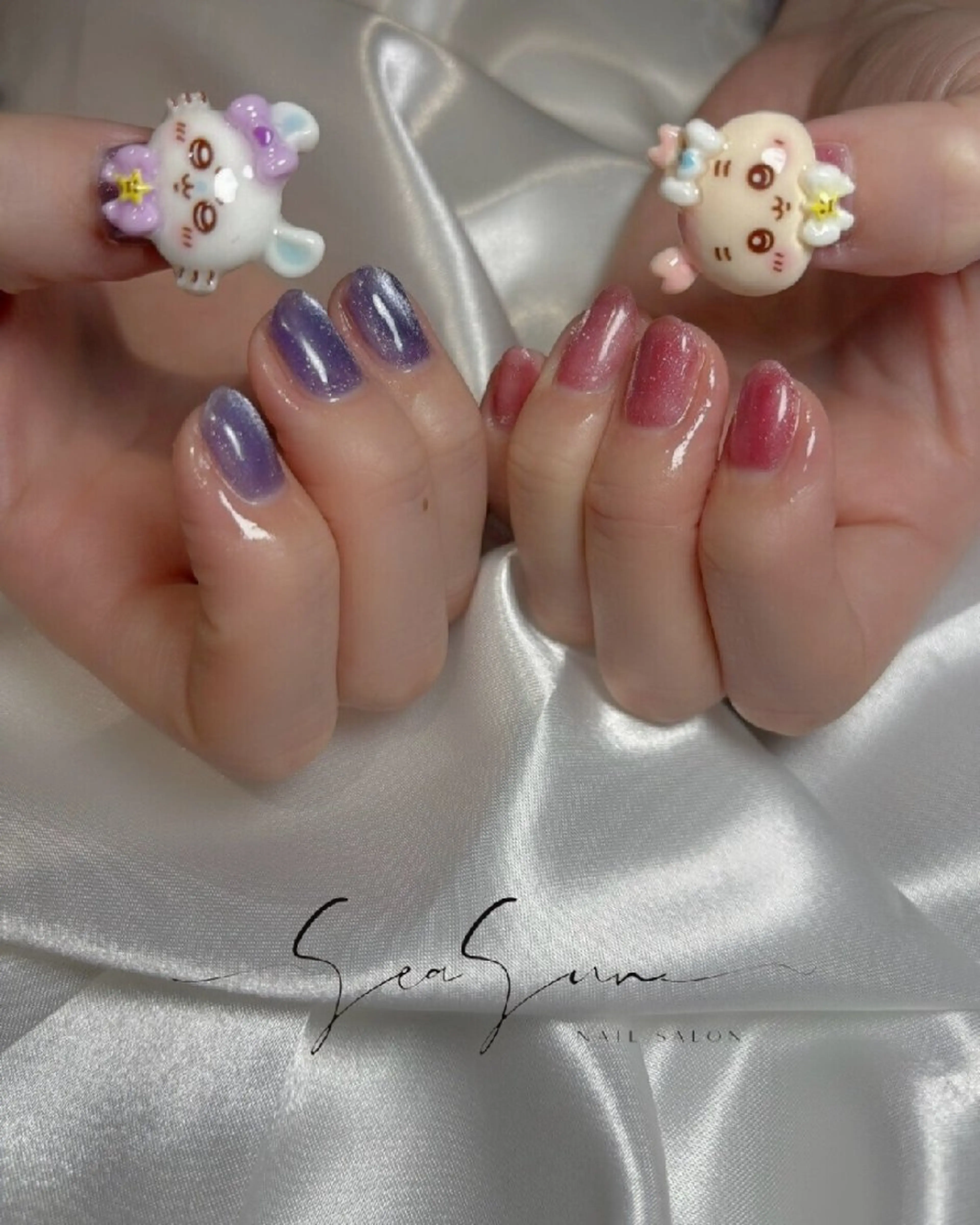 ネイル 持ち込み ハンドネイル 白馬ネイルサロン （しーさん）のネイルデザイン