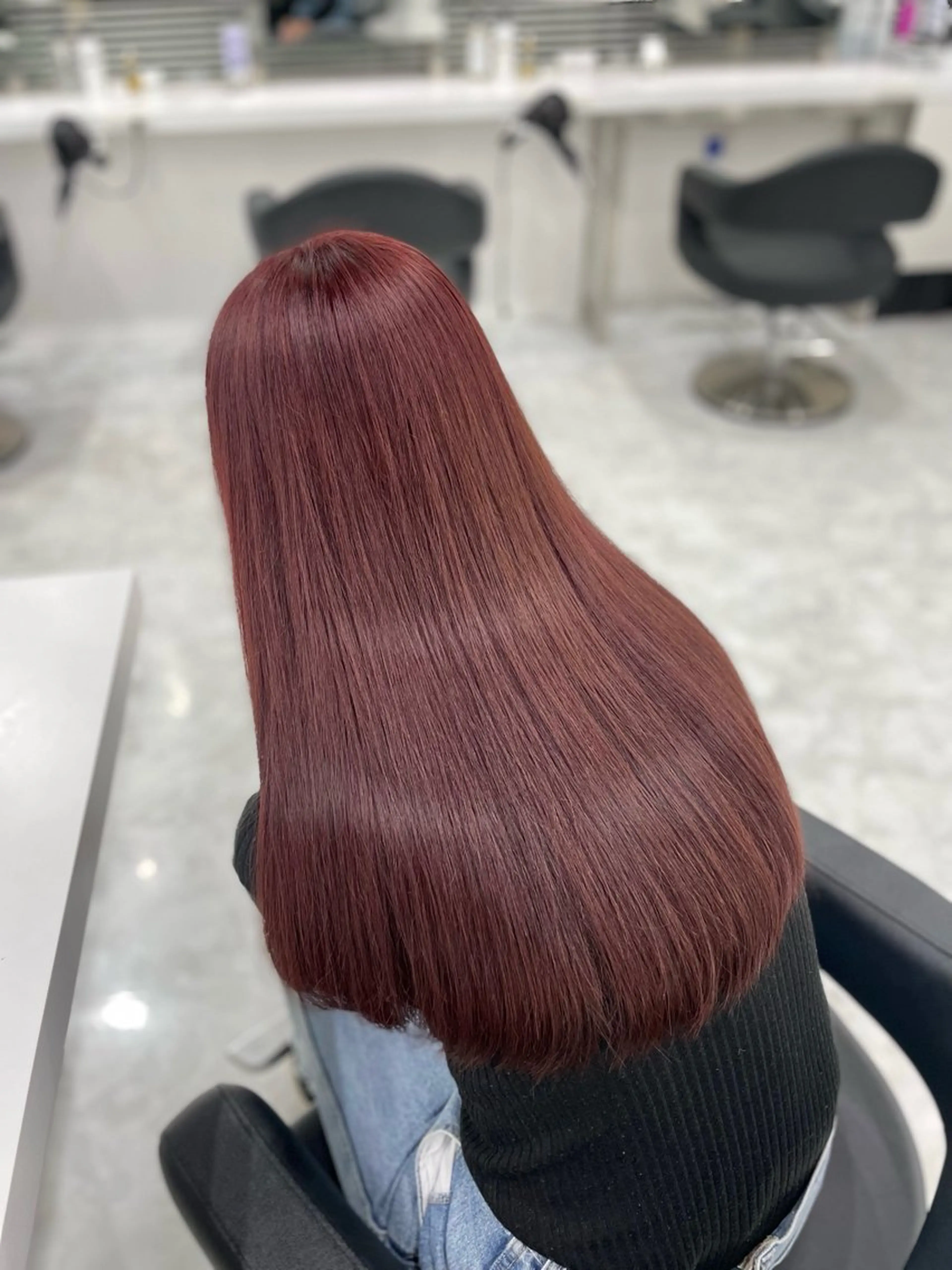 ロング カラー ハイトーン🤍ブロン ド🤍MISAKIのヘアスタイル