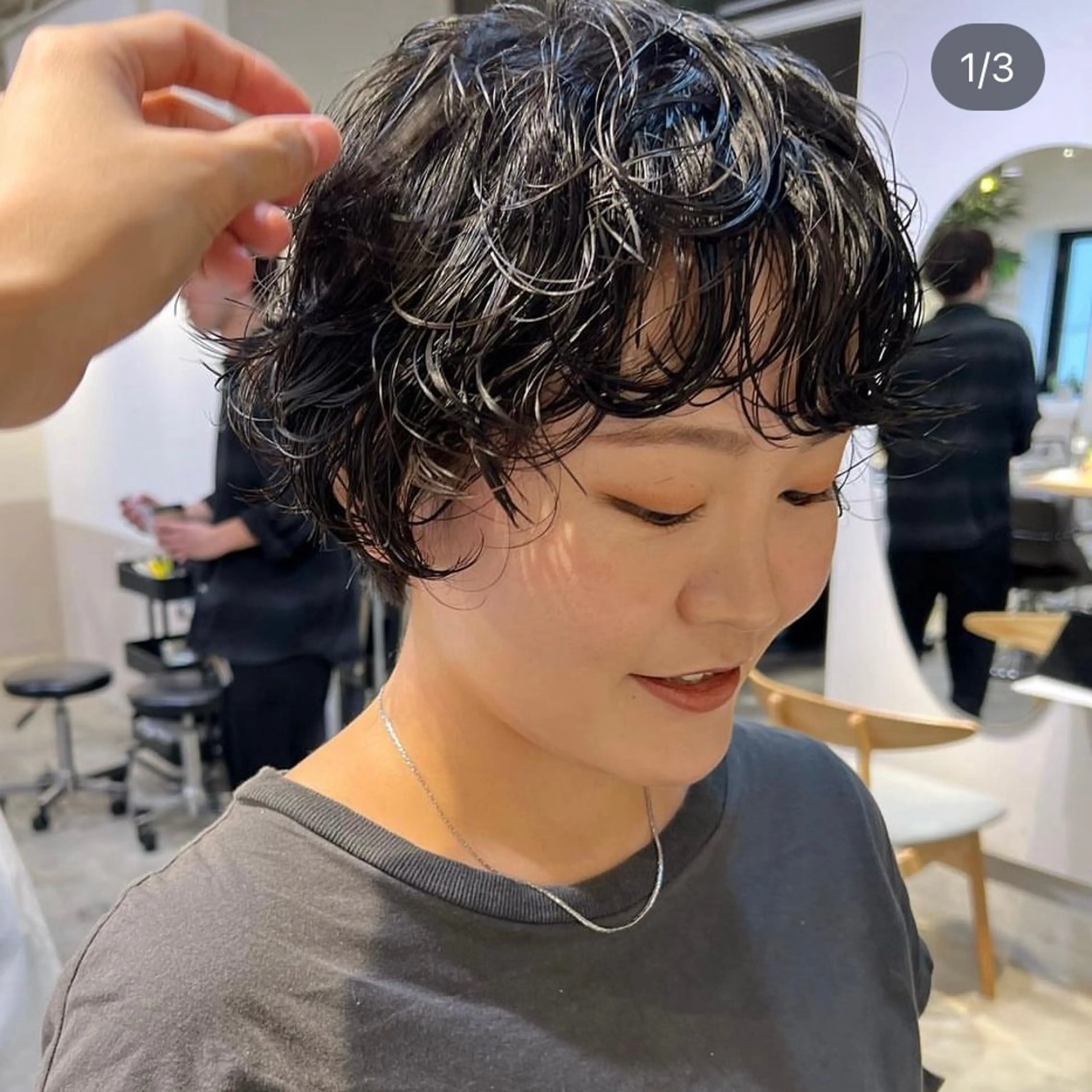 ショート 縮毛矯正、髪質改善 肘以上無料のヘアスタイル