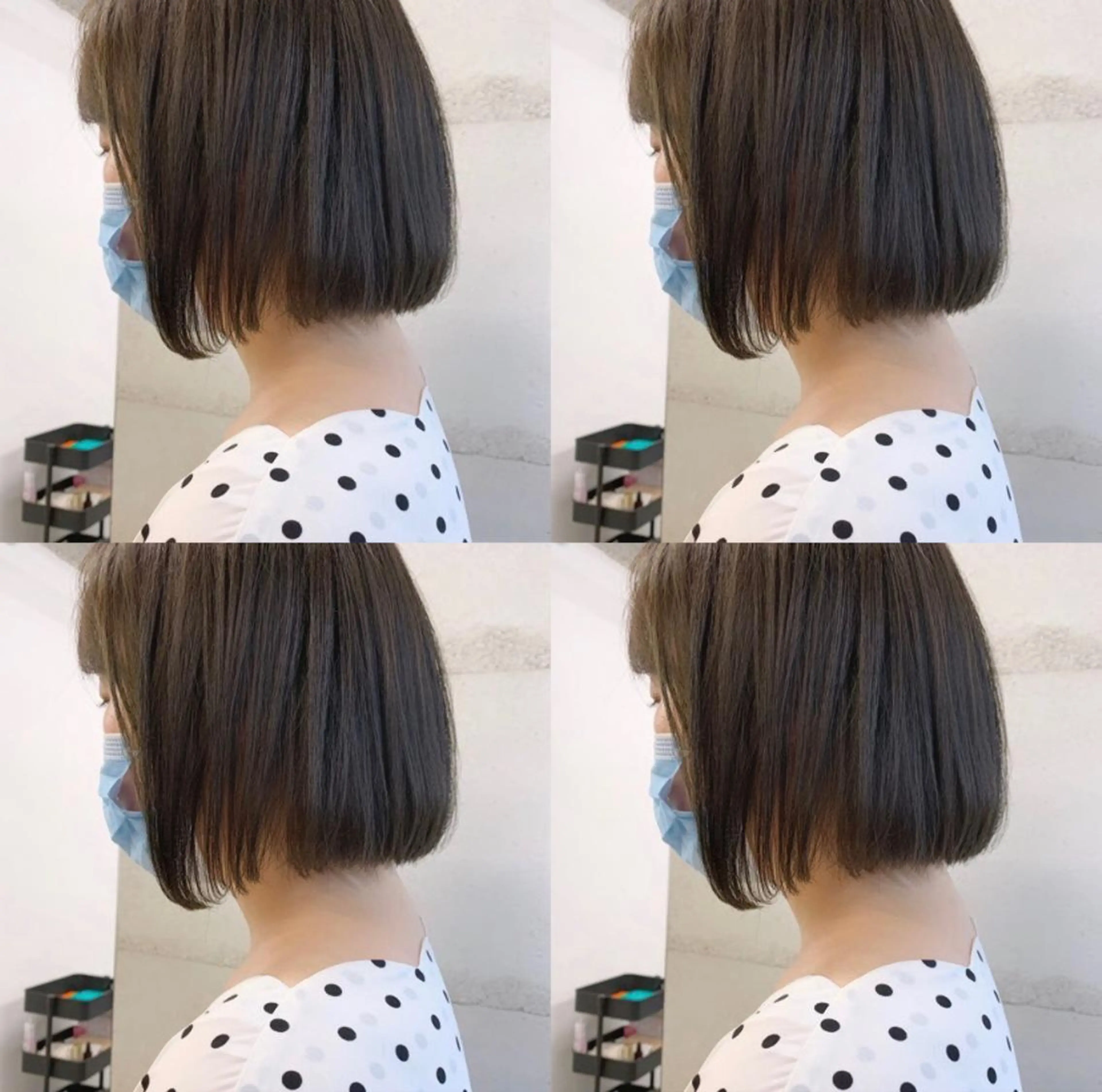 ショート カラー 透明感/オリーブ/ グレージュ/YUKAのヘアスタイル