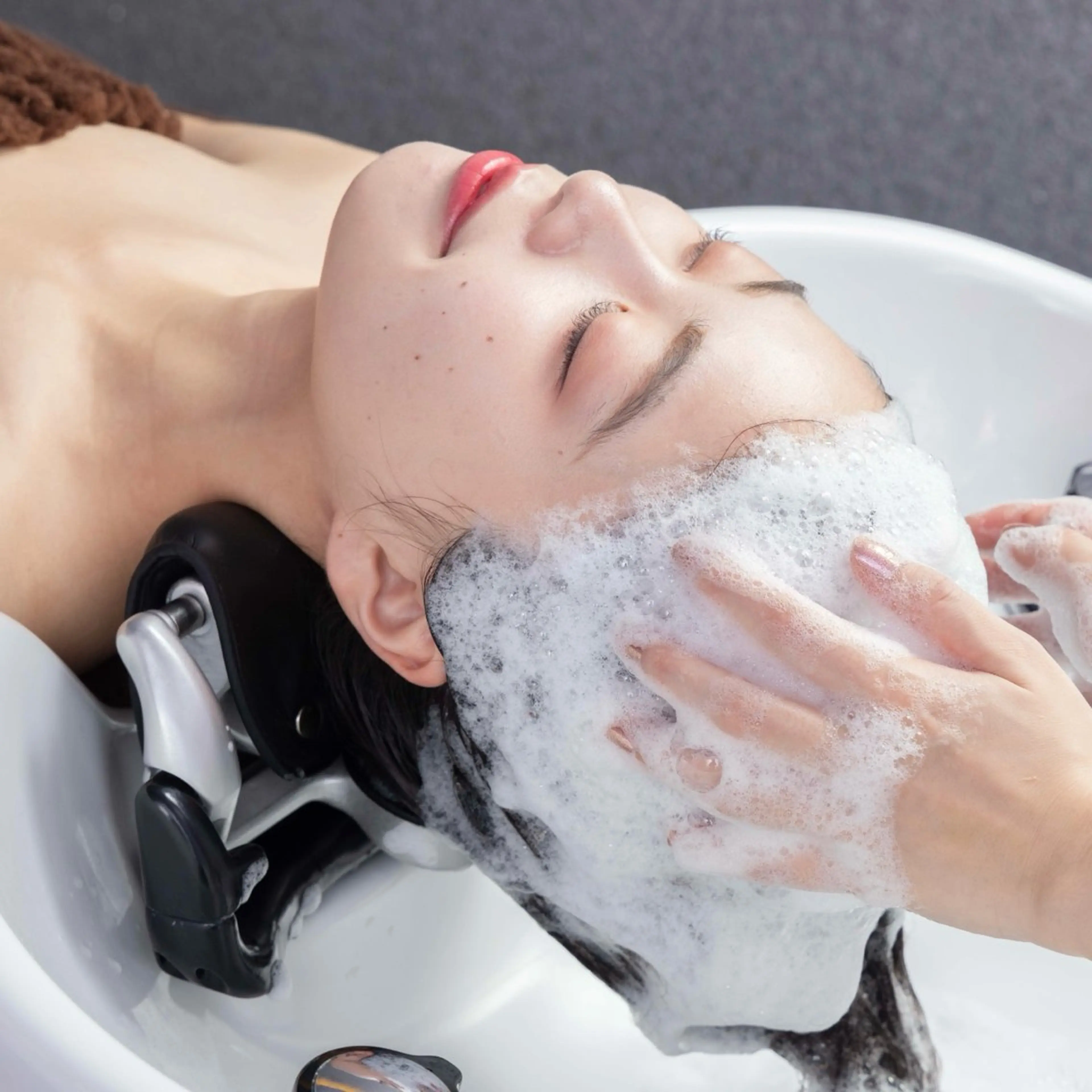 ショート カラー パーマ ヘアアレンジ メンズ トリートメント トリートメント ヘッドスパ LAVENDIA 麻布のヘアスタイル