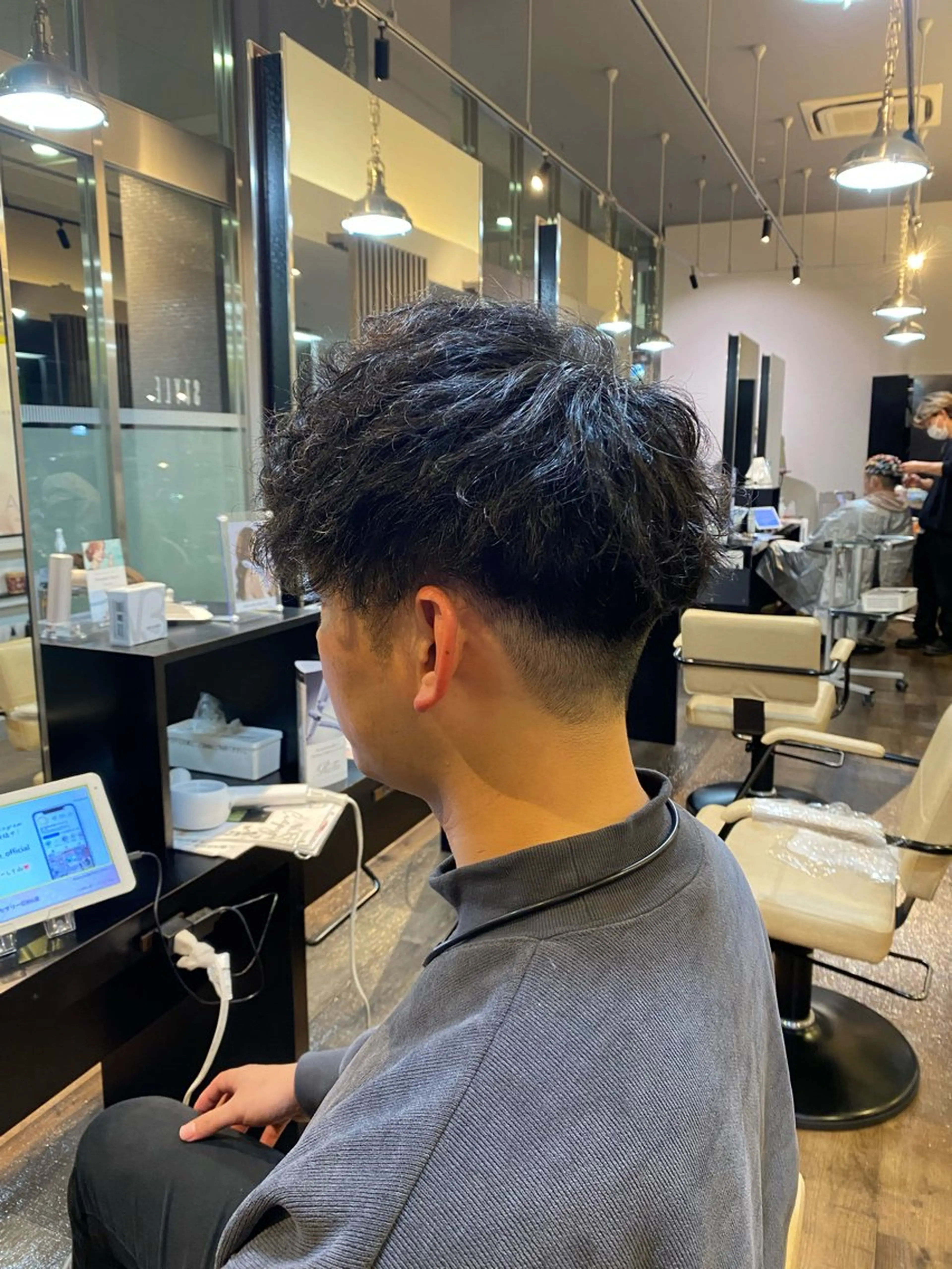 パーマ メンズ カット パーマ STYLE エキシティ店所属・【似合わせパーマ】 STYLE 杉原　魁のヘアスタイル