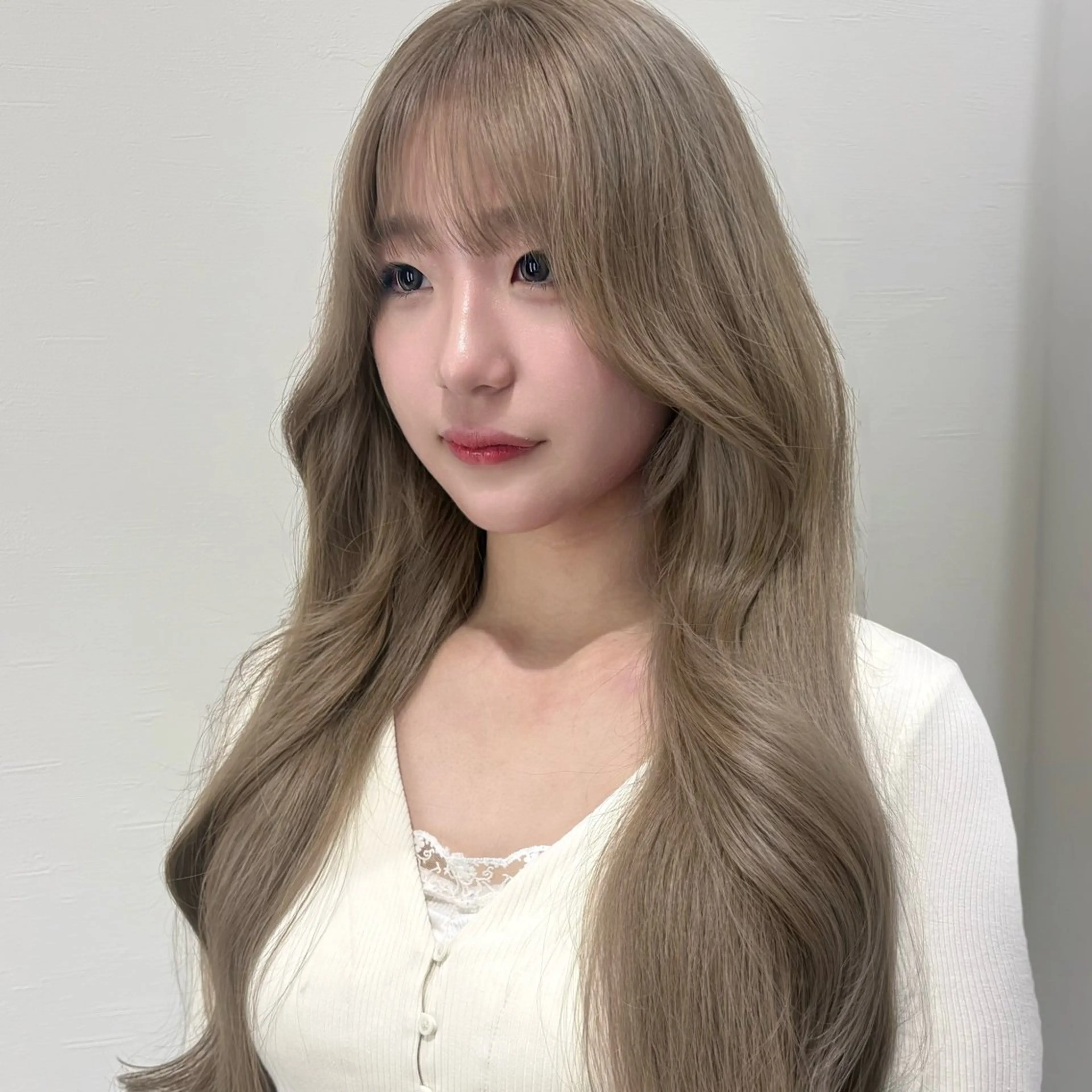 ロング 似合わせ前髪／ 小顔カット🎀そうのヘアスタイル