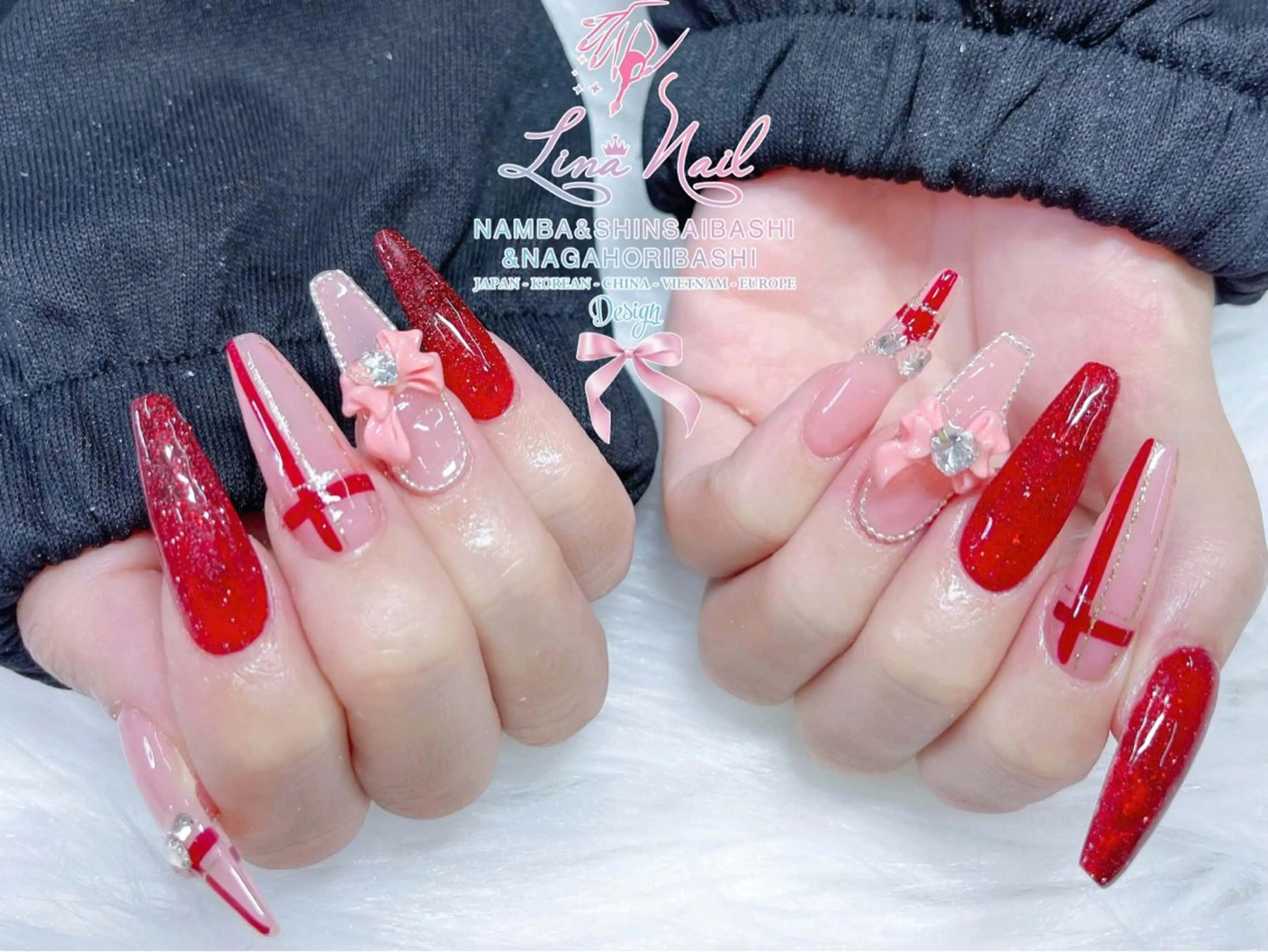 ネイル フットネイル ジェルネイル 持ち込み ネイルチップ ハンドネイル リナネイル 長堀橋店/東心斎橋店のネイルデザイン