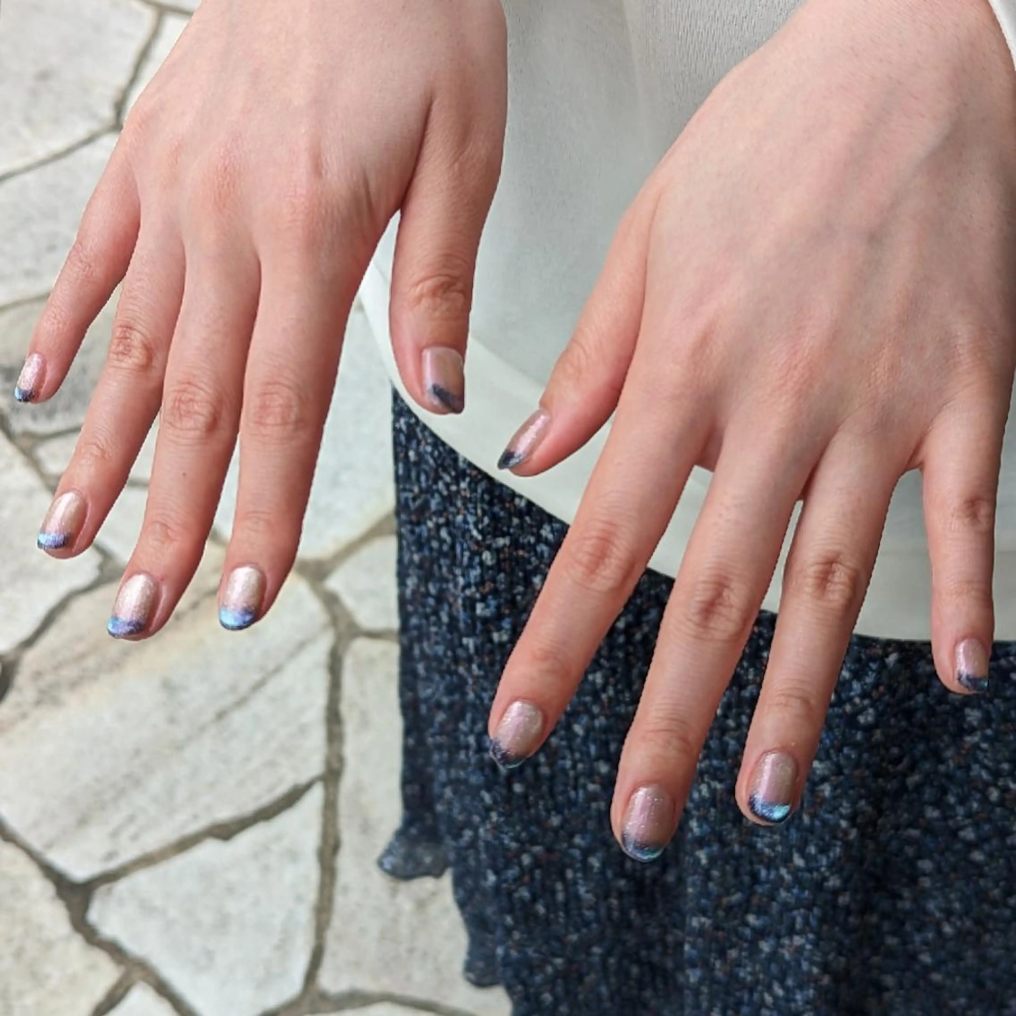 ネイル フレンチネイル ナリタ・ マミのネイルデザイン