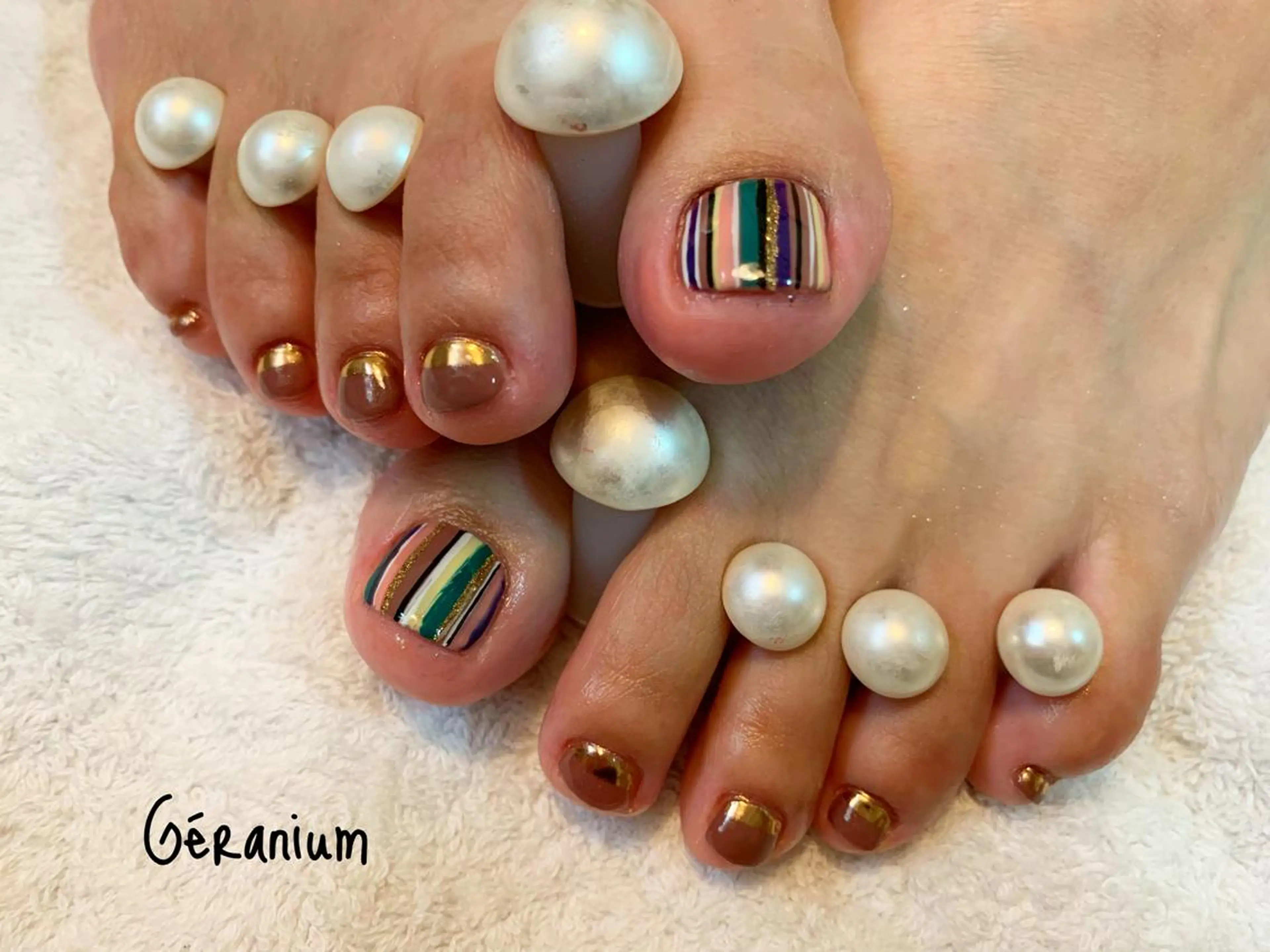 ネイル ハンドネイル GéRanium Harukaのネイルデザイン