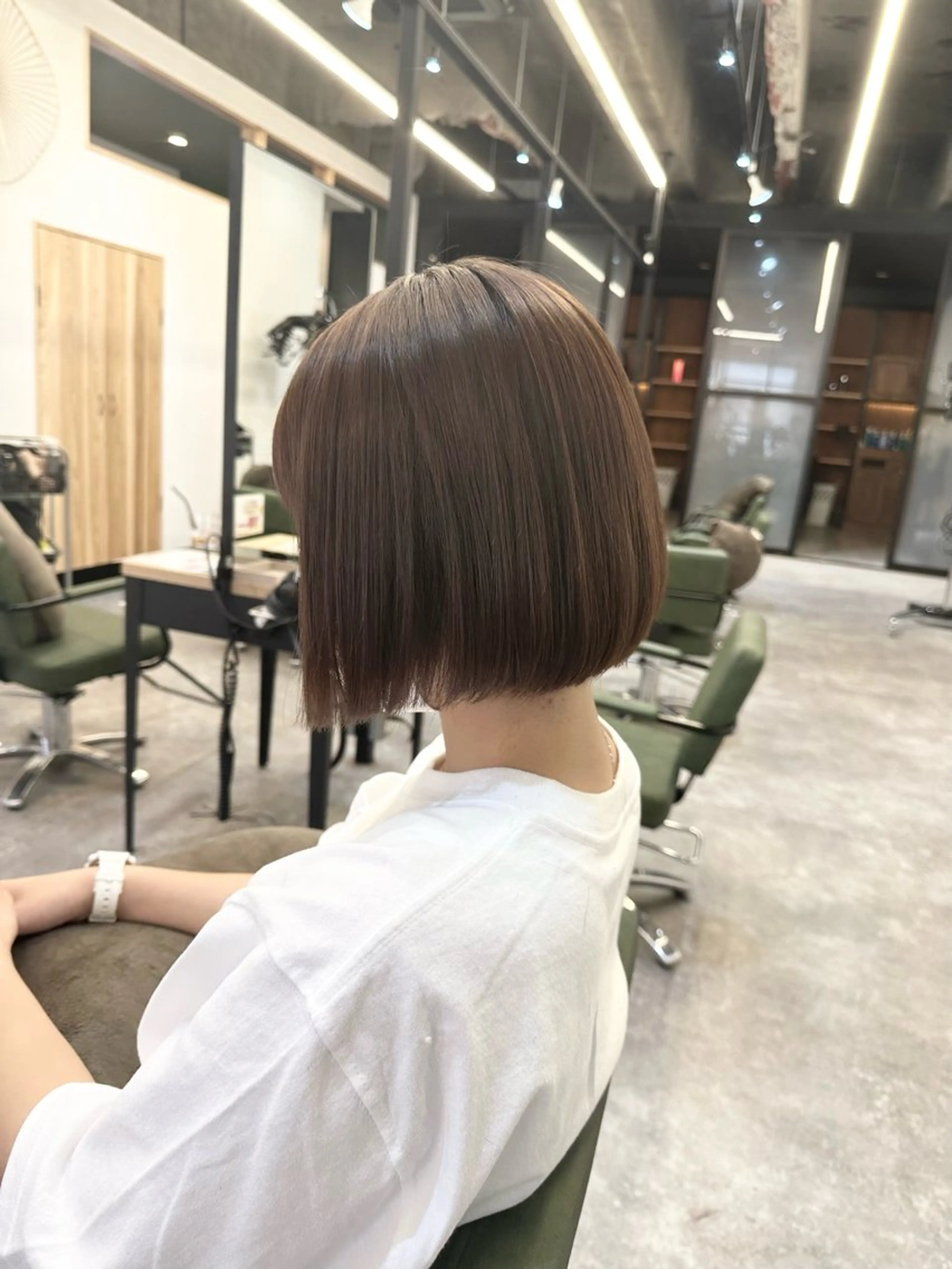 ショート カット 店長🌟小顔似合わせ デザインカラー◎古田のヘアスタイル