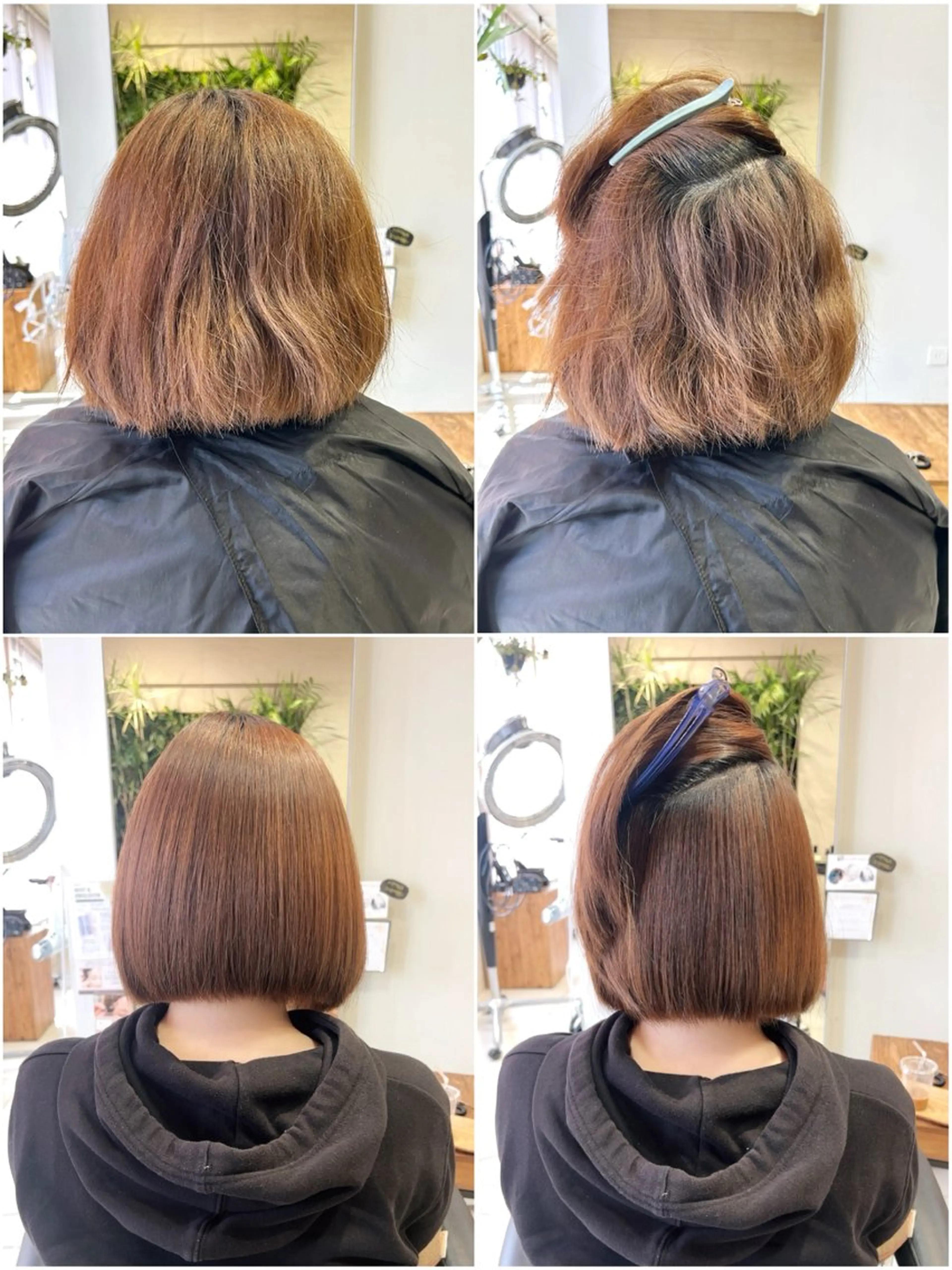 【部分的にクセが気になる方に】　カット+ポイント髪質改善 　￥12100～の写真