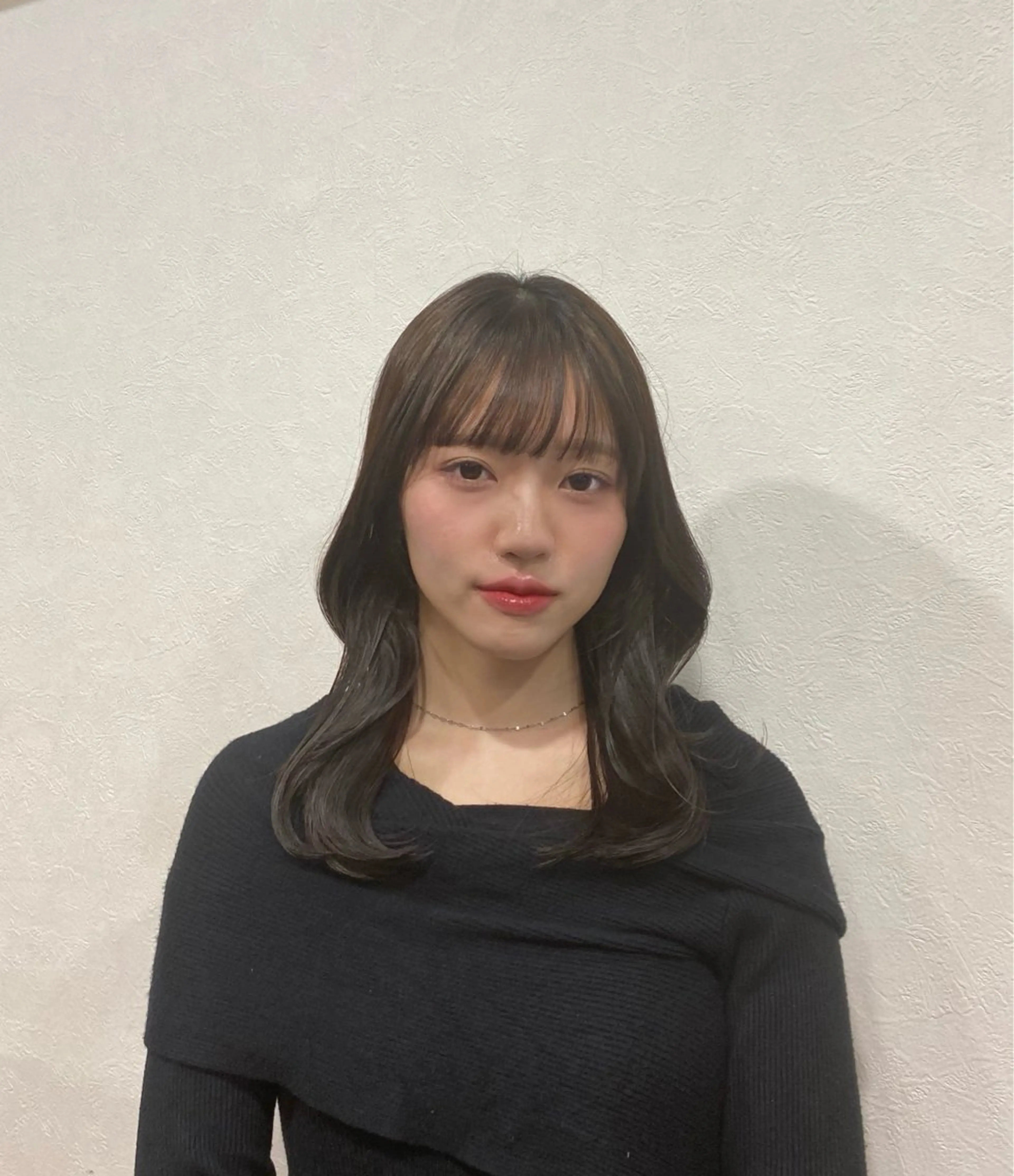 ミディアム カット ヘアカラー Hosaki🎀 池袋：パーマ🩶のヘアスタイル