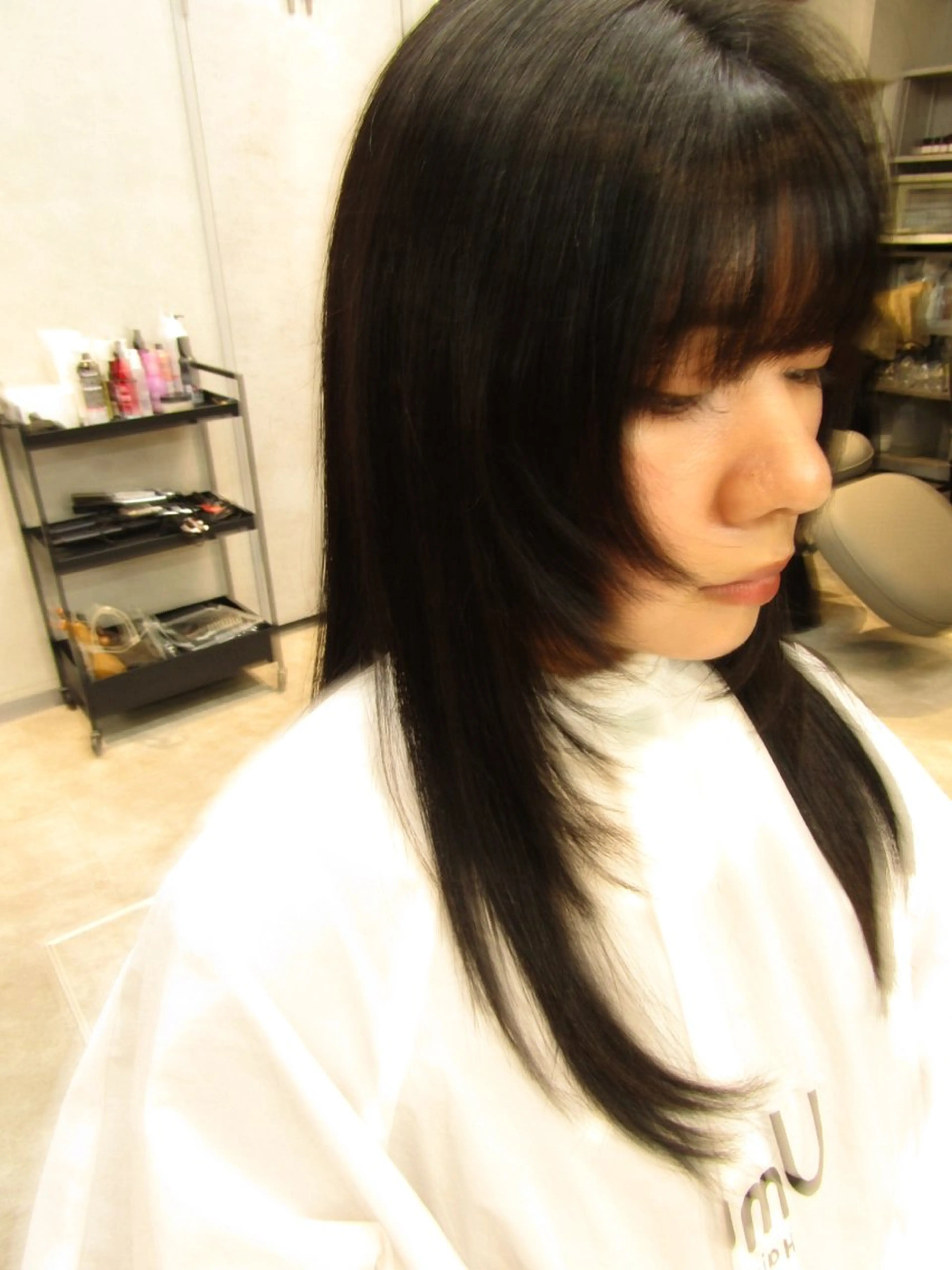 ロング Umu所属・サノ アオイのヘアスタイル